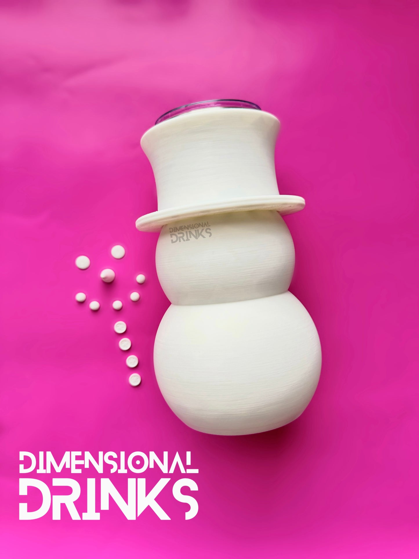 Snowman 3D Tumbler Sleeve