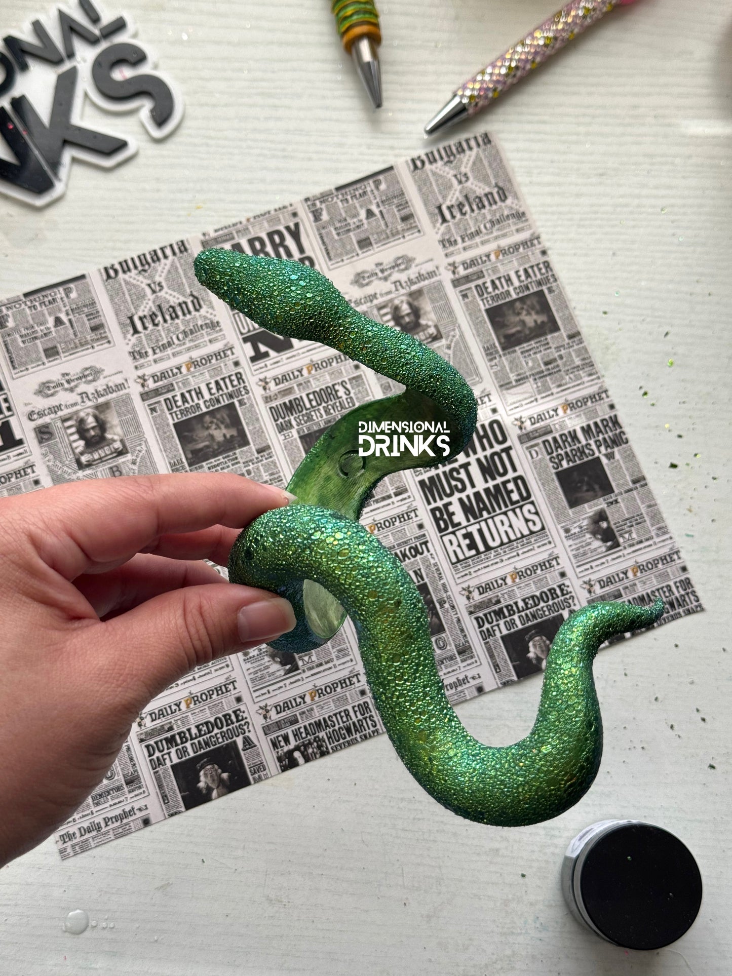 Snake 3D Tumbler Sleeve