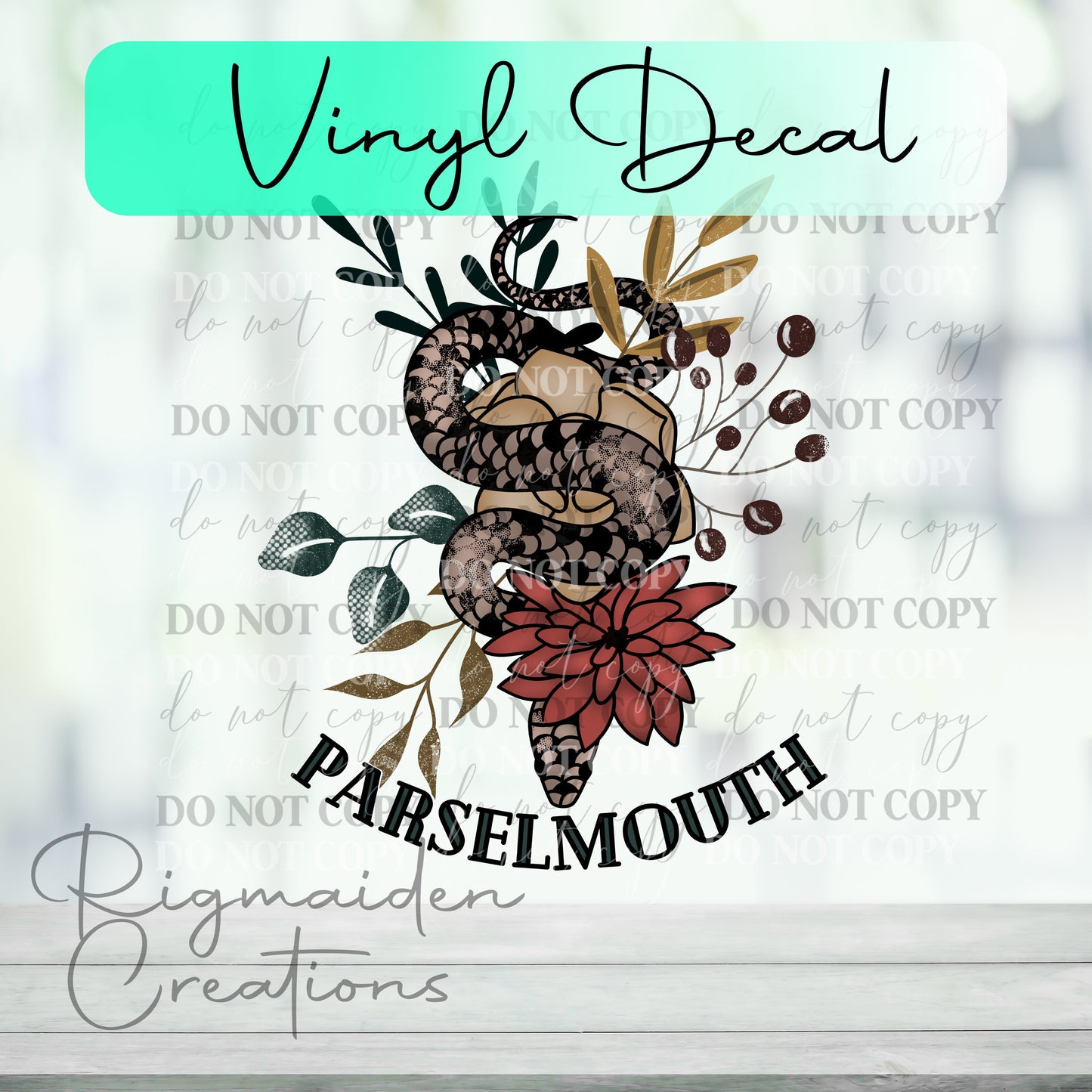 Parselmouth Vinyl Decal