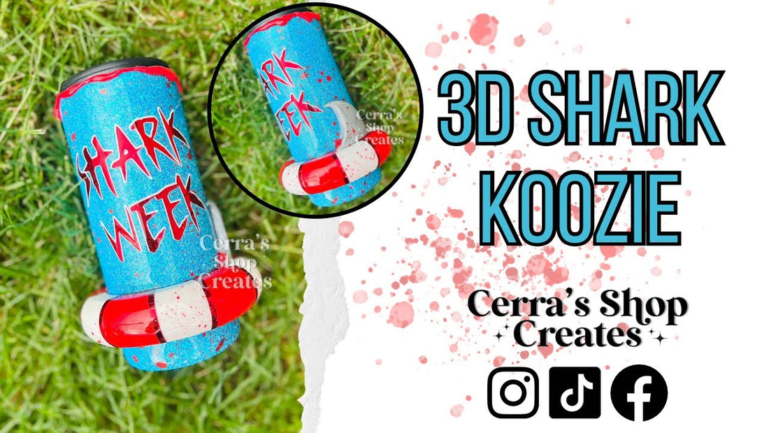 3D Tumbler Sleeve - Shark Week Floaty