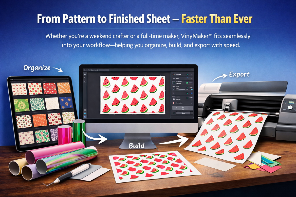 How to Create Seamless Vinyl Sheets Faster with the Right Design Workflow