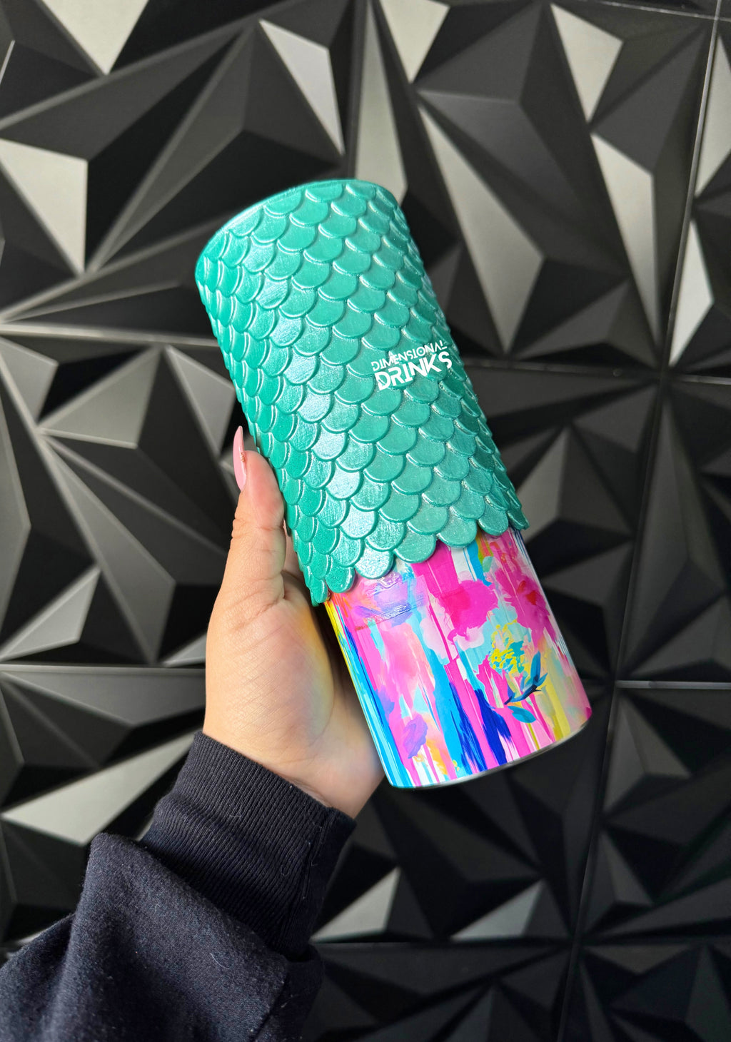 Mermaid Scales 3D Tumbler Sleeve
