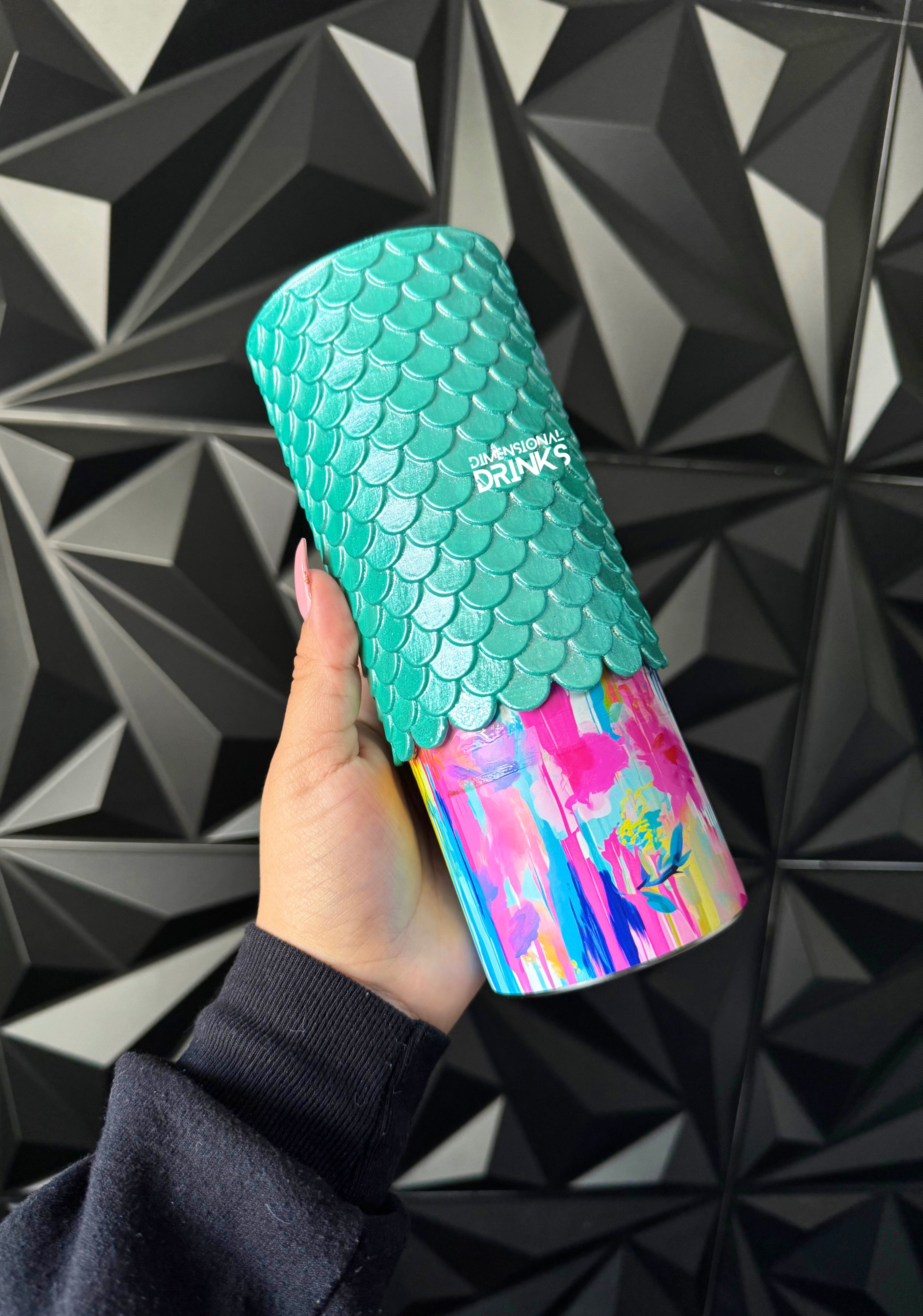 Mermaid Scales 3D Tumbler Sleeve