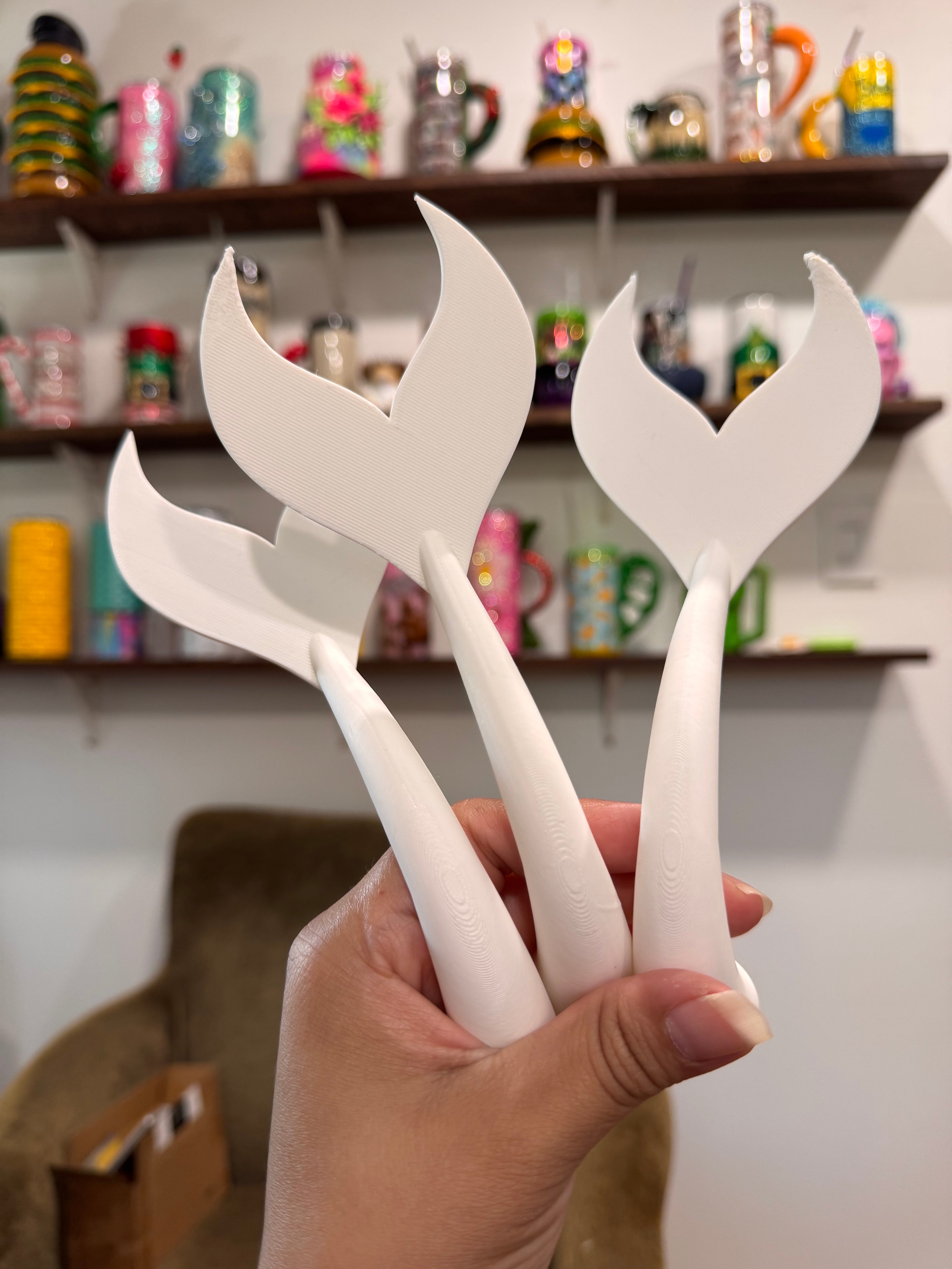 B - Grade Mermaid Tail Handles (x1)