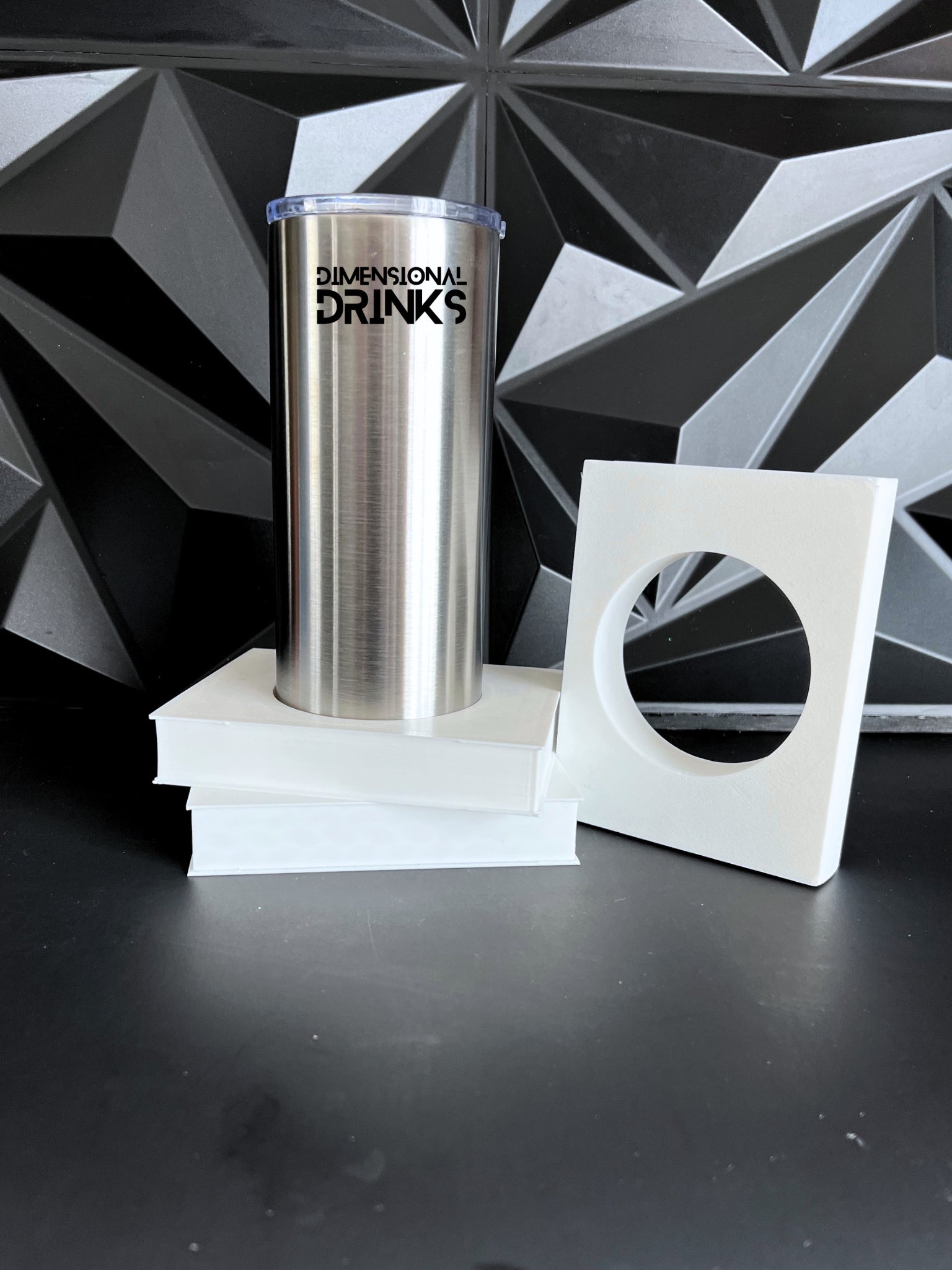 Stackable Book 3D Tumbler Sleeve