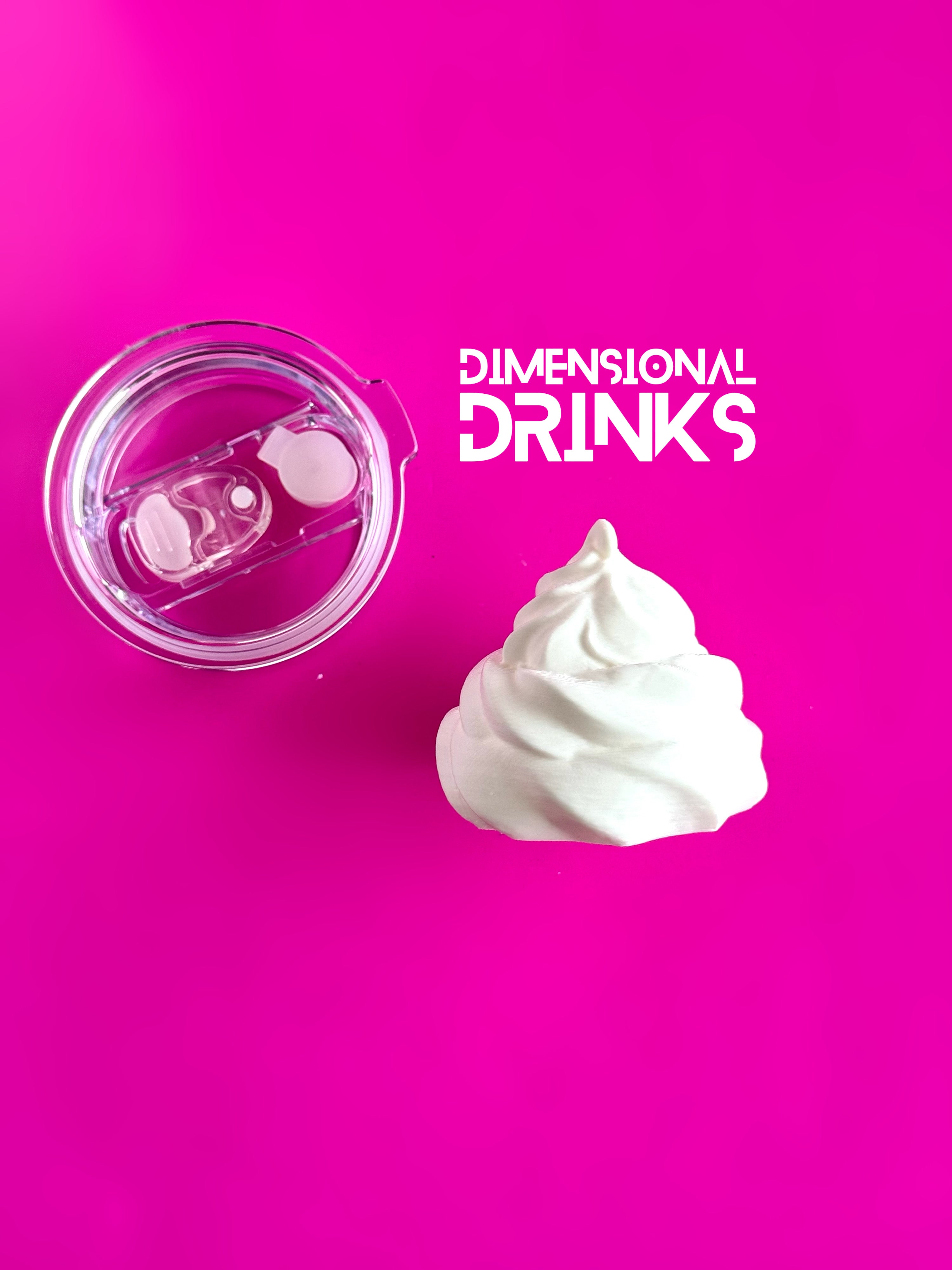 Small Ice Cream Tumbler Topper