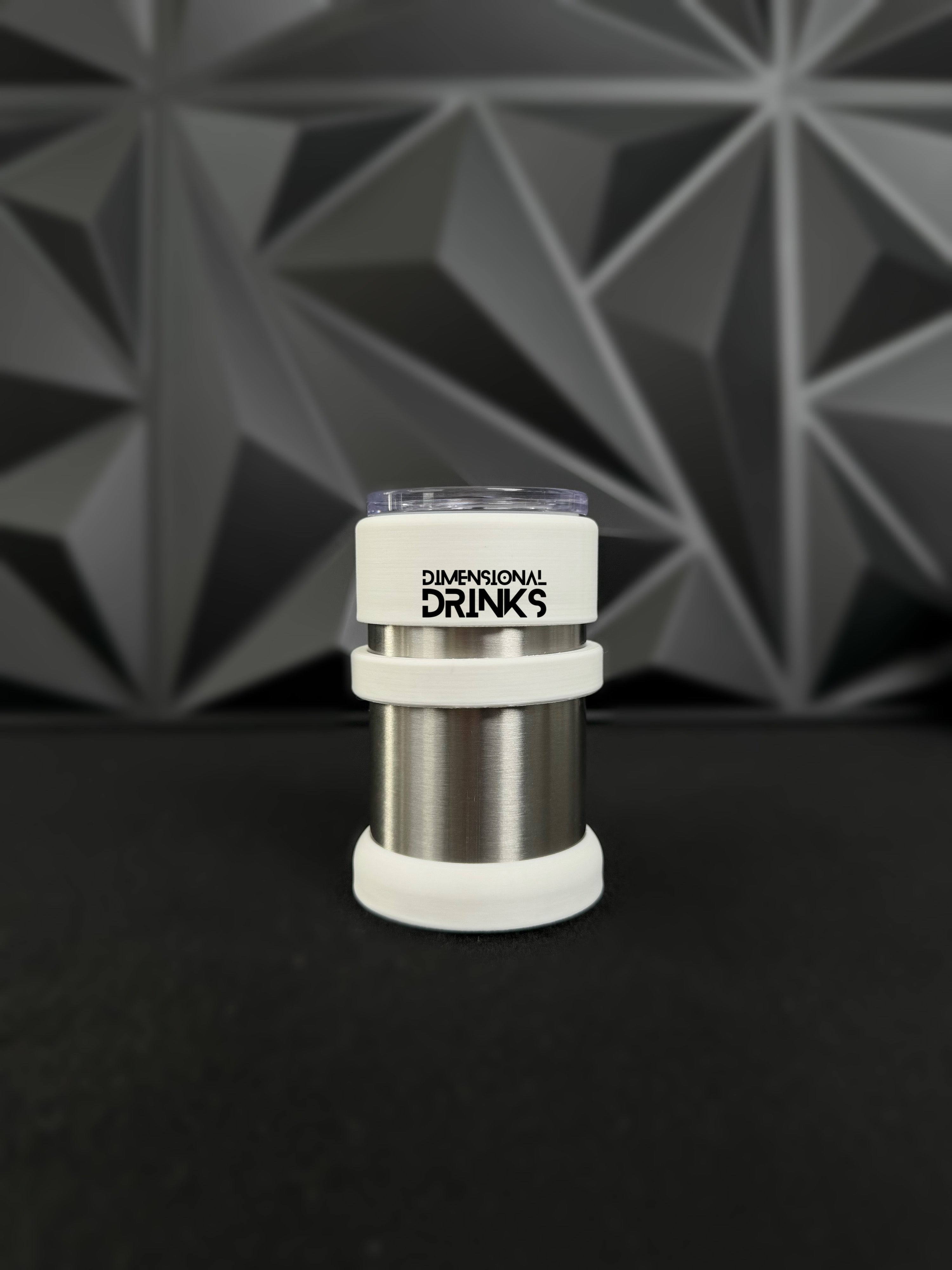 Mini Glitter Bottle 3D Tumbler Sleeve