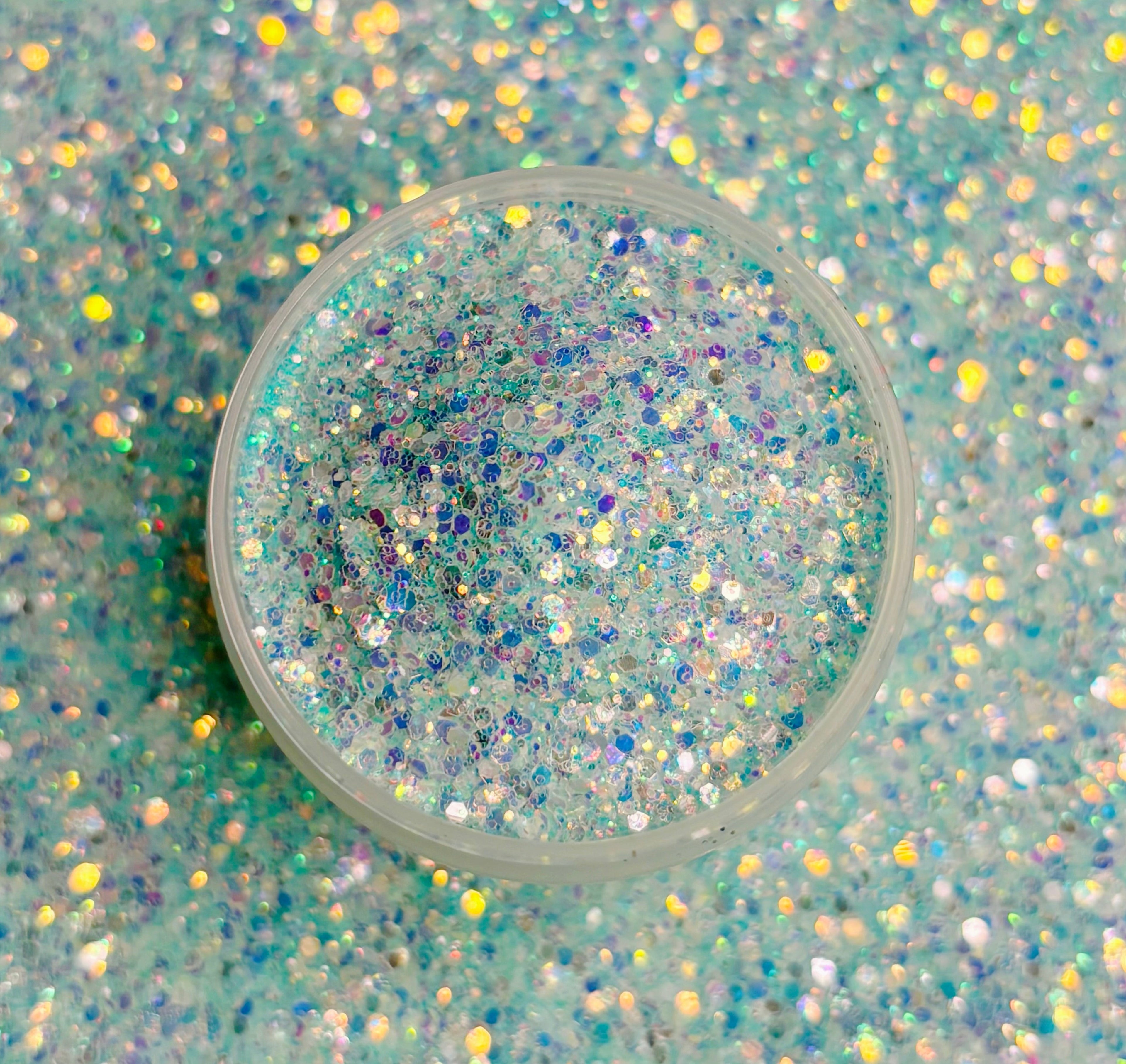 MINT JULEP - Mini Chunky Iridescent Glitter Mix