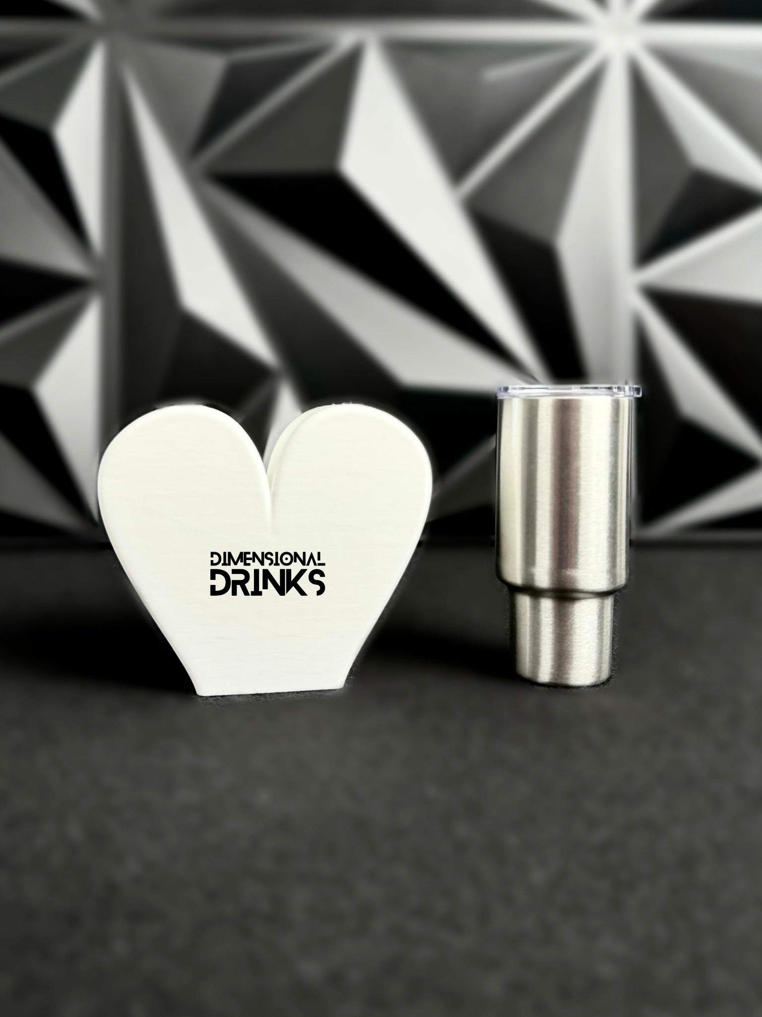 Mini Heart 3D Tumbler Sleeve