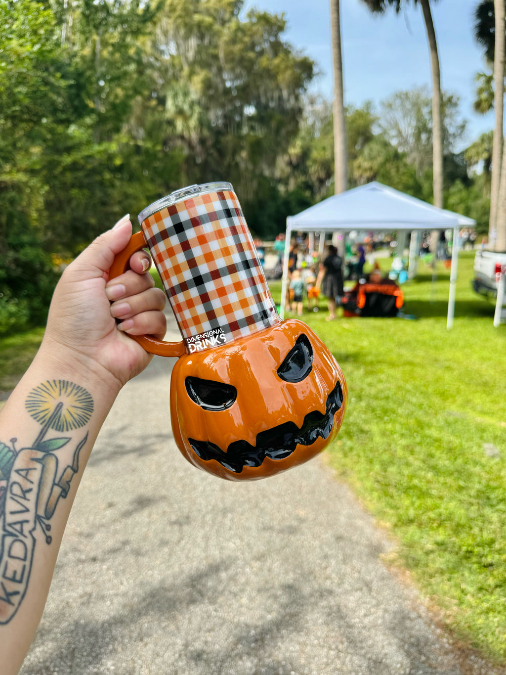 Spooky Pumpkin 3D Tumbler Sleeve Digital STL File