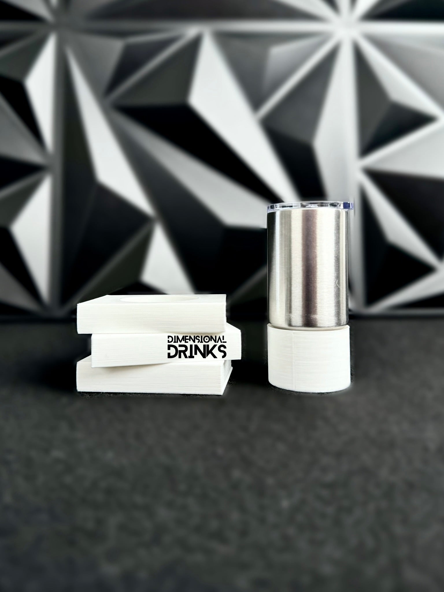 Mini 3 Stackable Books 3D Tumbler Sleeve