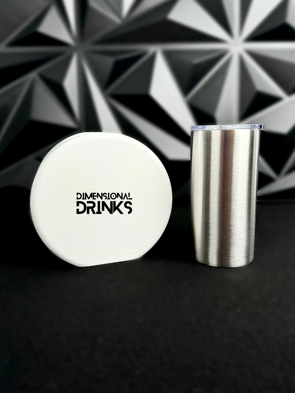 Large Circle 3D Tumbler Sleeve