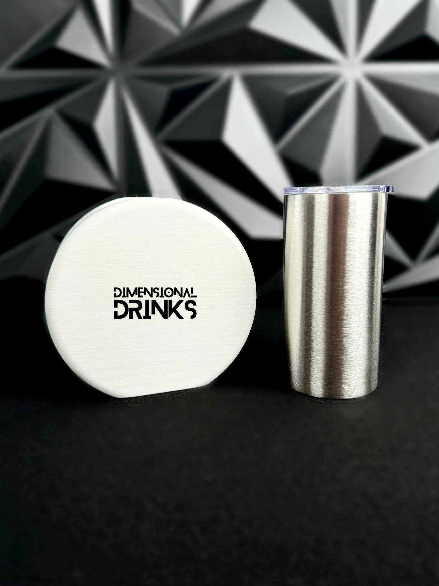 Large Circle 3D Tumbler Sleeve