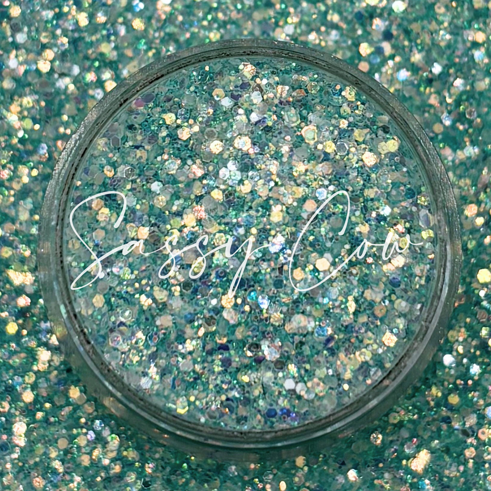 MINT JULEP - Mini Chunky Iridescent Glitter Mix
