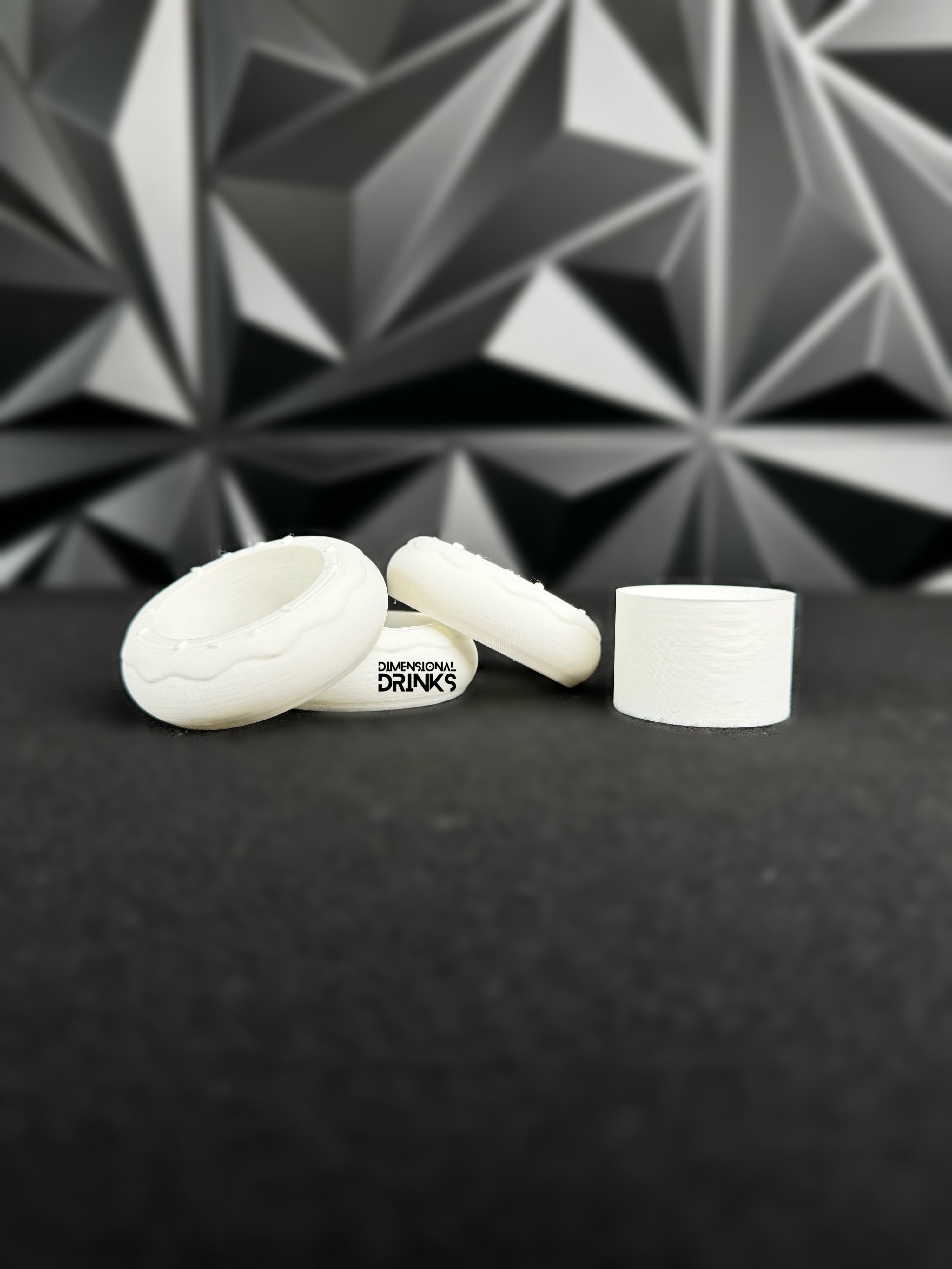 3 Mini Classic Donut 3D Tumbler Sleeve
