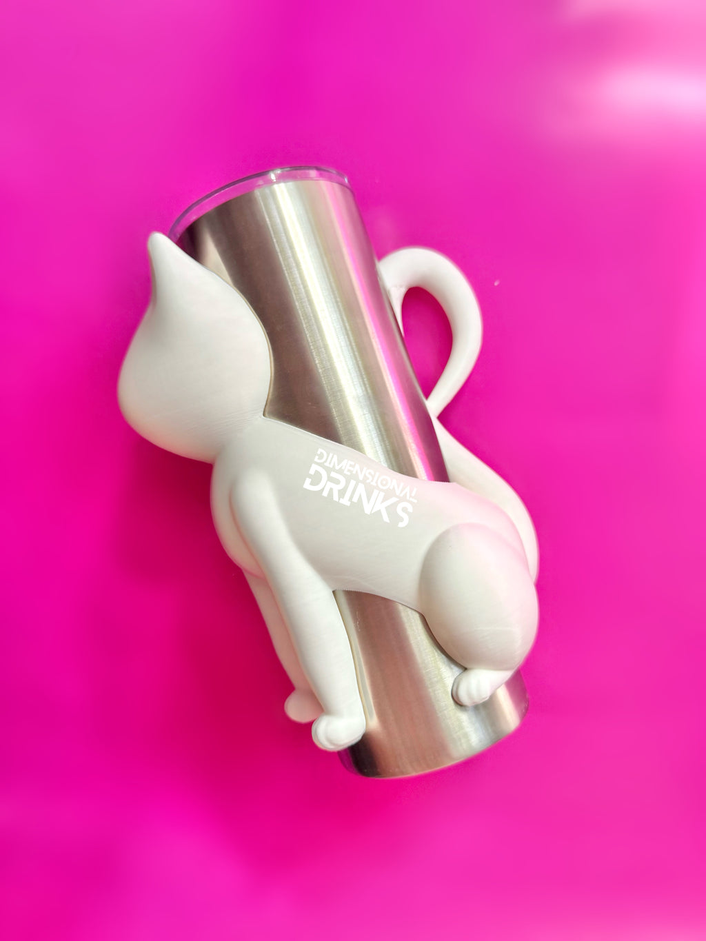Cat 3D Tumbler Sleeve