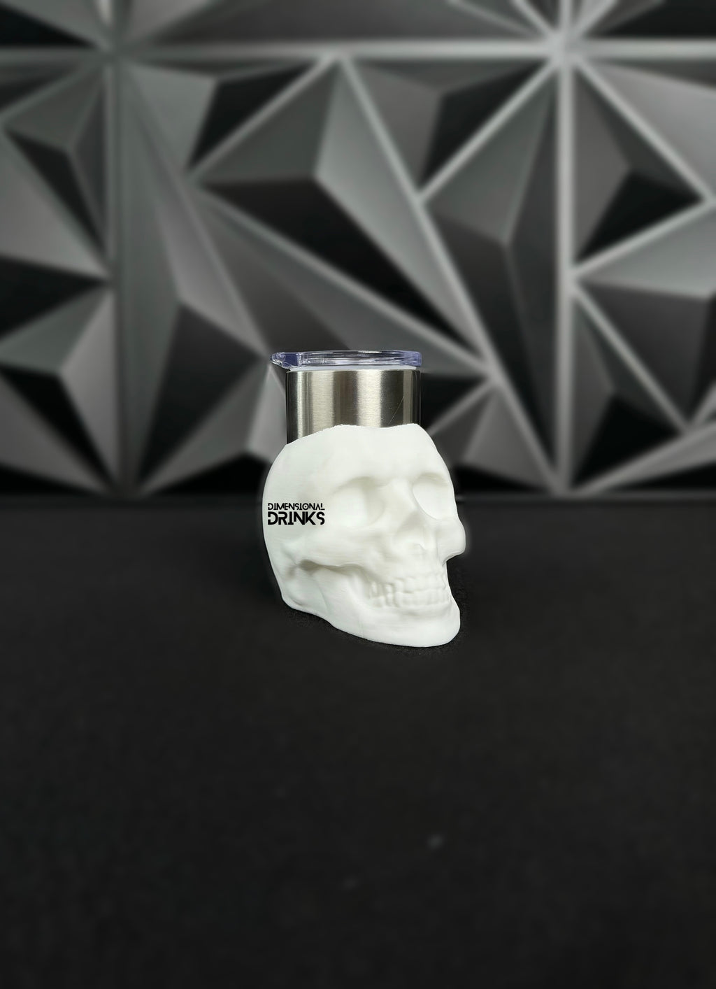 Mini Skull 3D Tumbler Sleeve