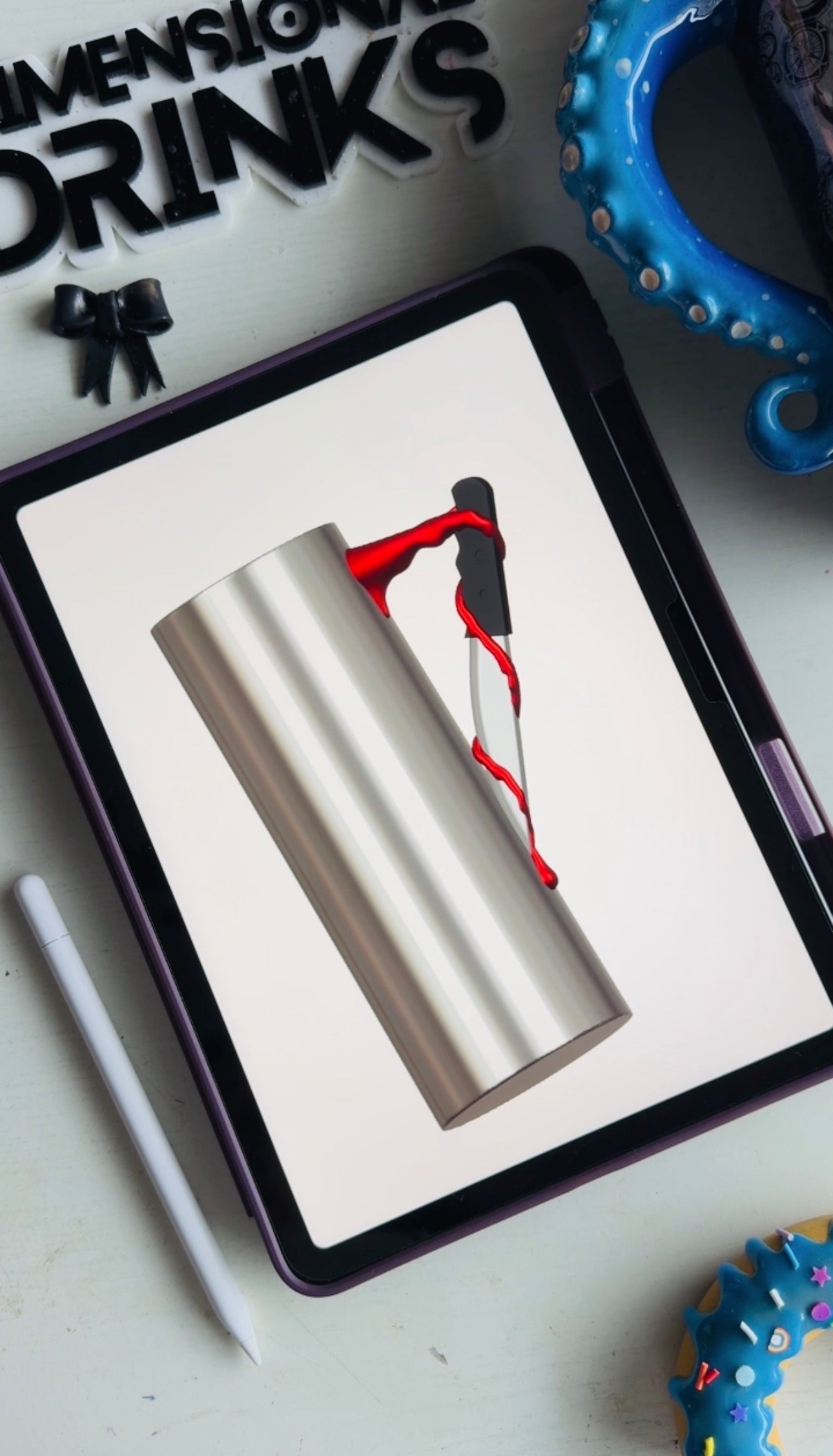 Knife Tumbler Handle Digital STL File