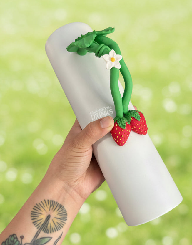 Strawberry 3D Tumbler Handle
