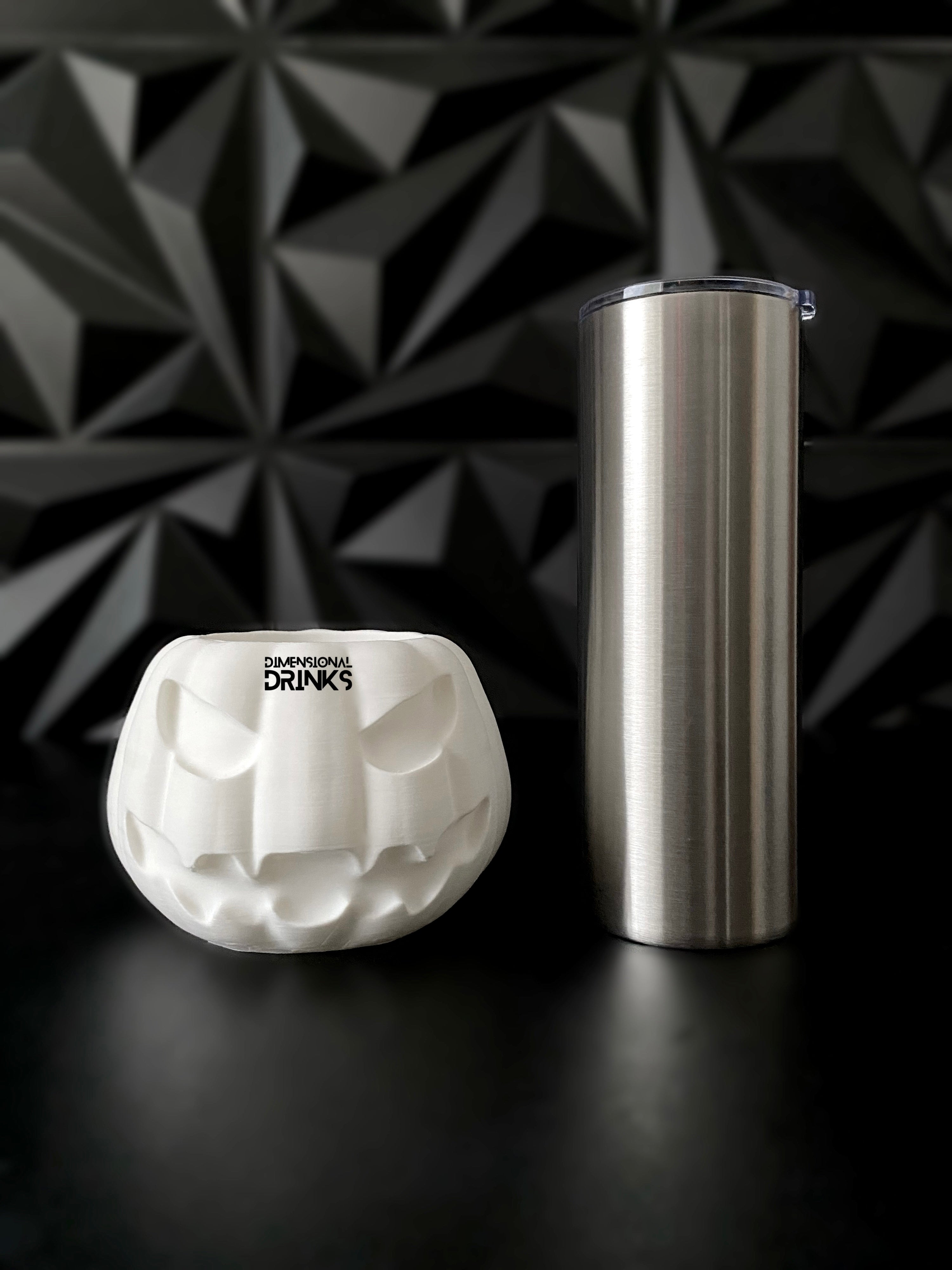 Spooky Pumpkin 3D Tumbler Sleeve