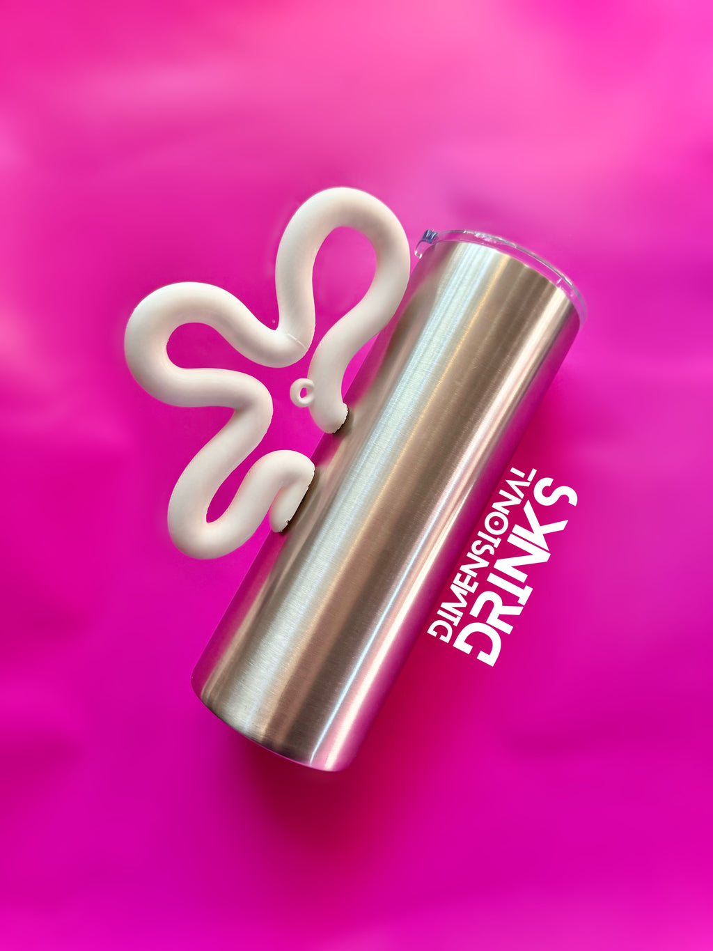 Flower Cloud 3D Tumbler Handle