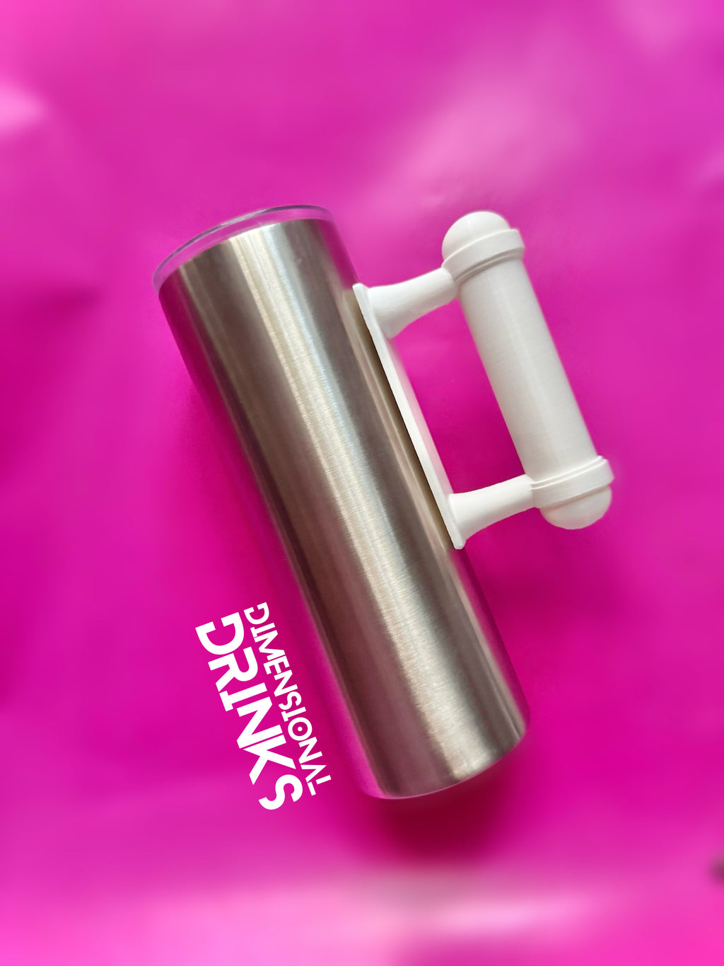 Barbershop Pole 3D Tumbler Handle