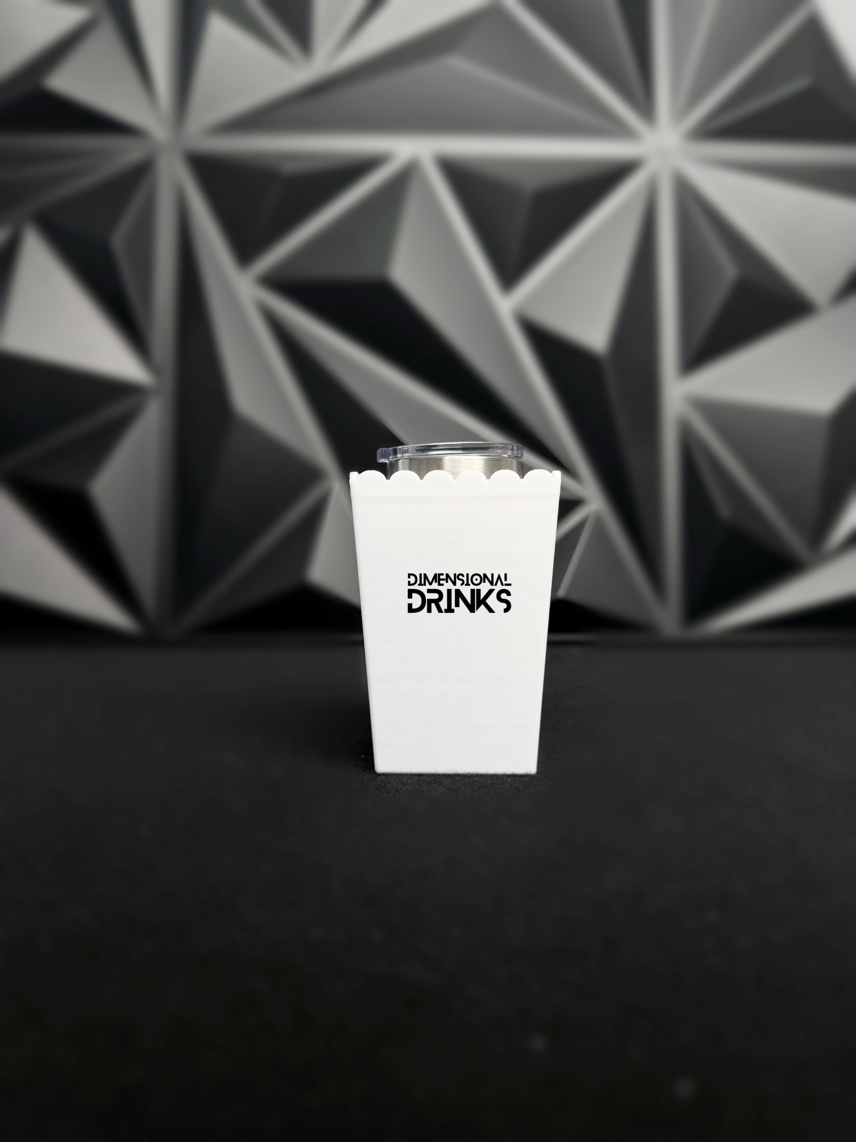 Mini Popcorn Bucket 3D Tumbler Sleeve
