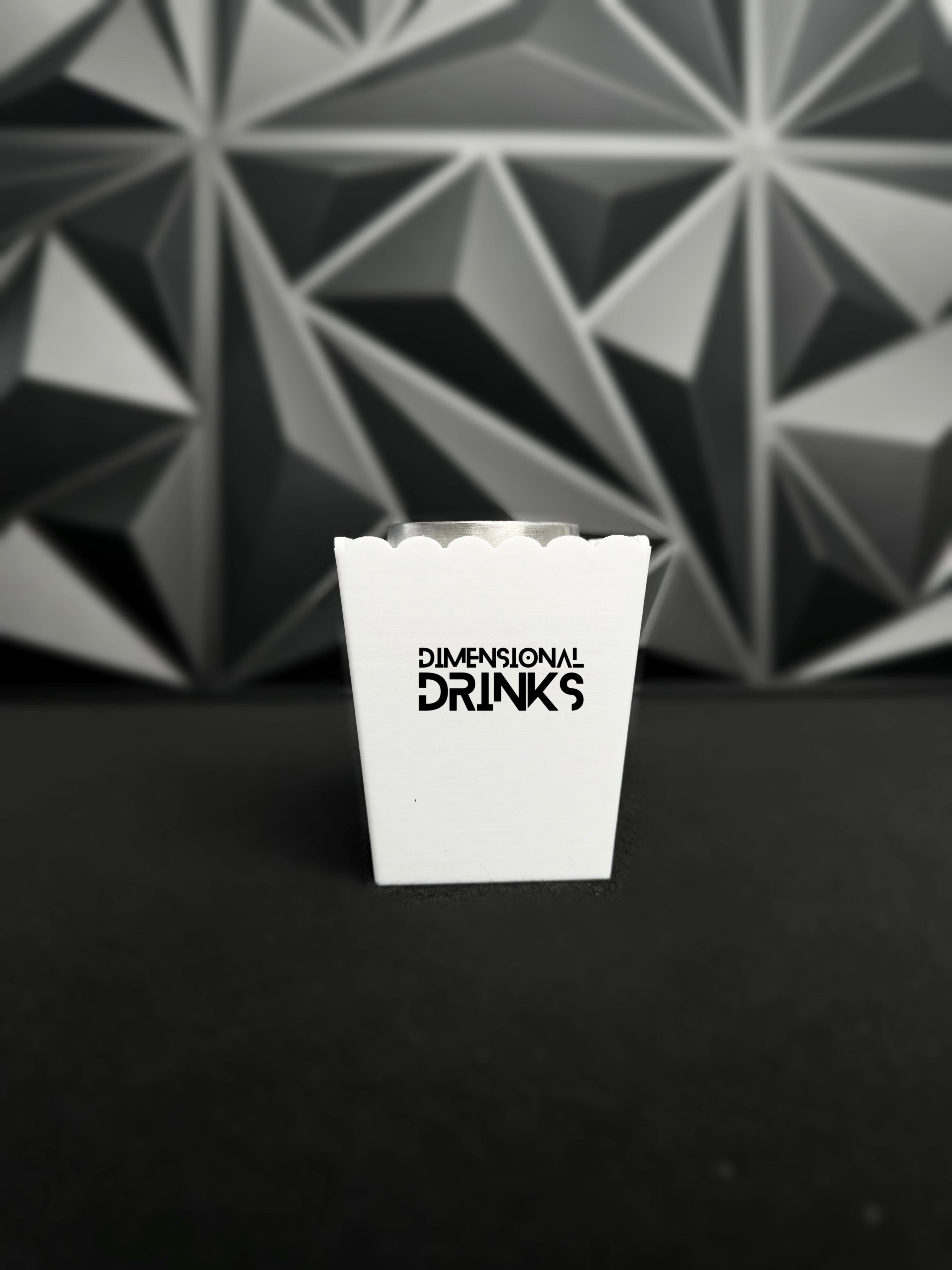 Mini Popcorn Bucket 3D Tumbler Sleeve