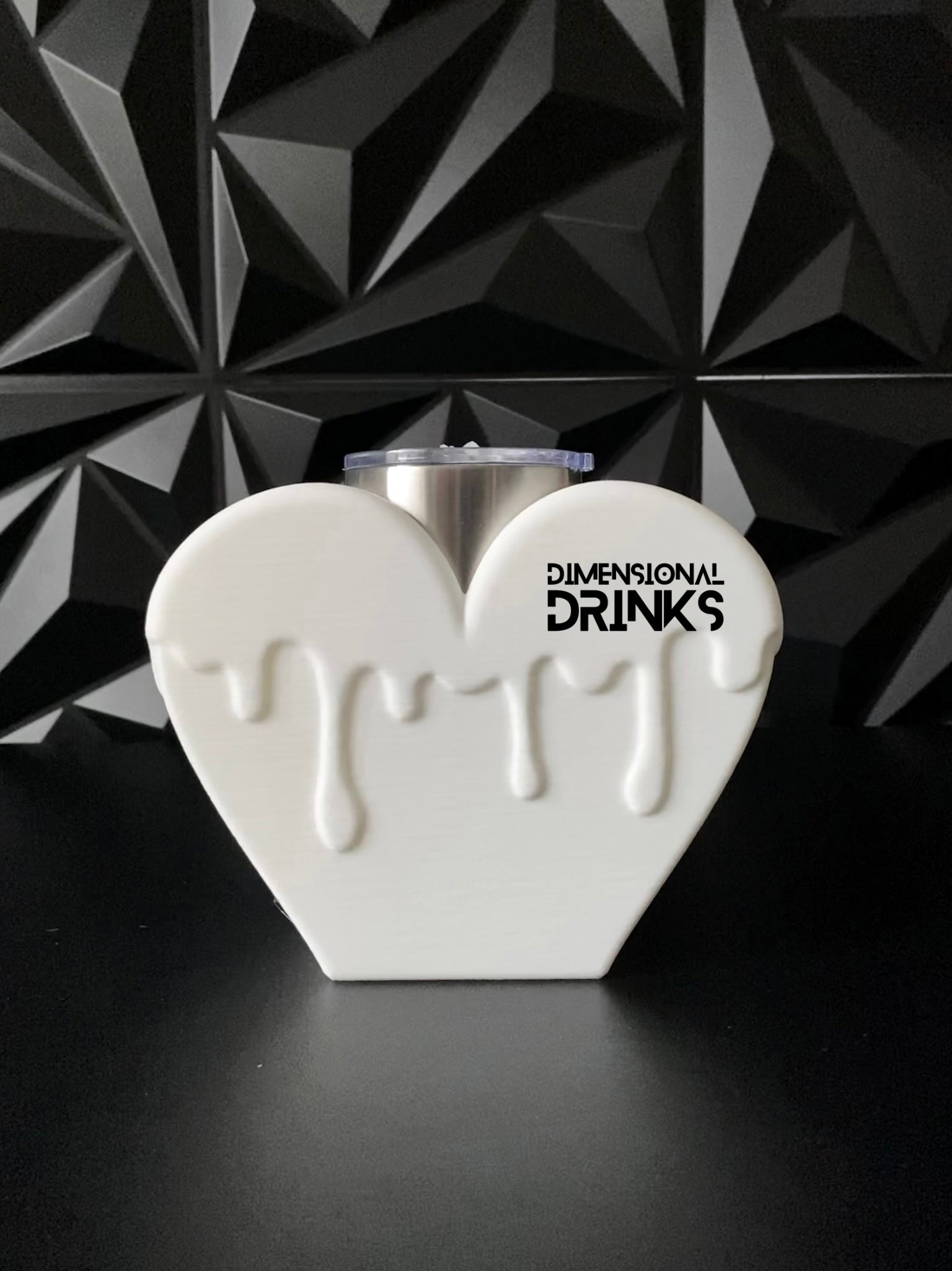 Heart w/ Drips 3D Tumbler Sleeve