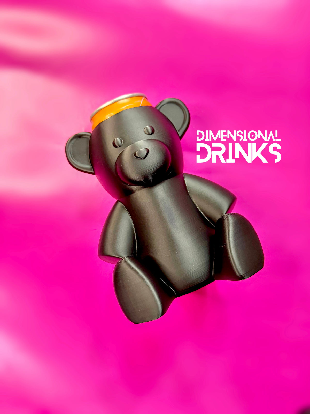 Teddy Bear Can Holder