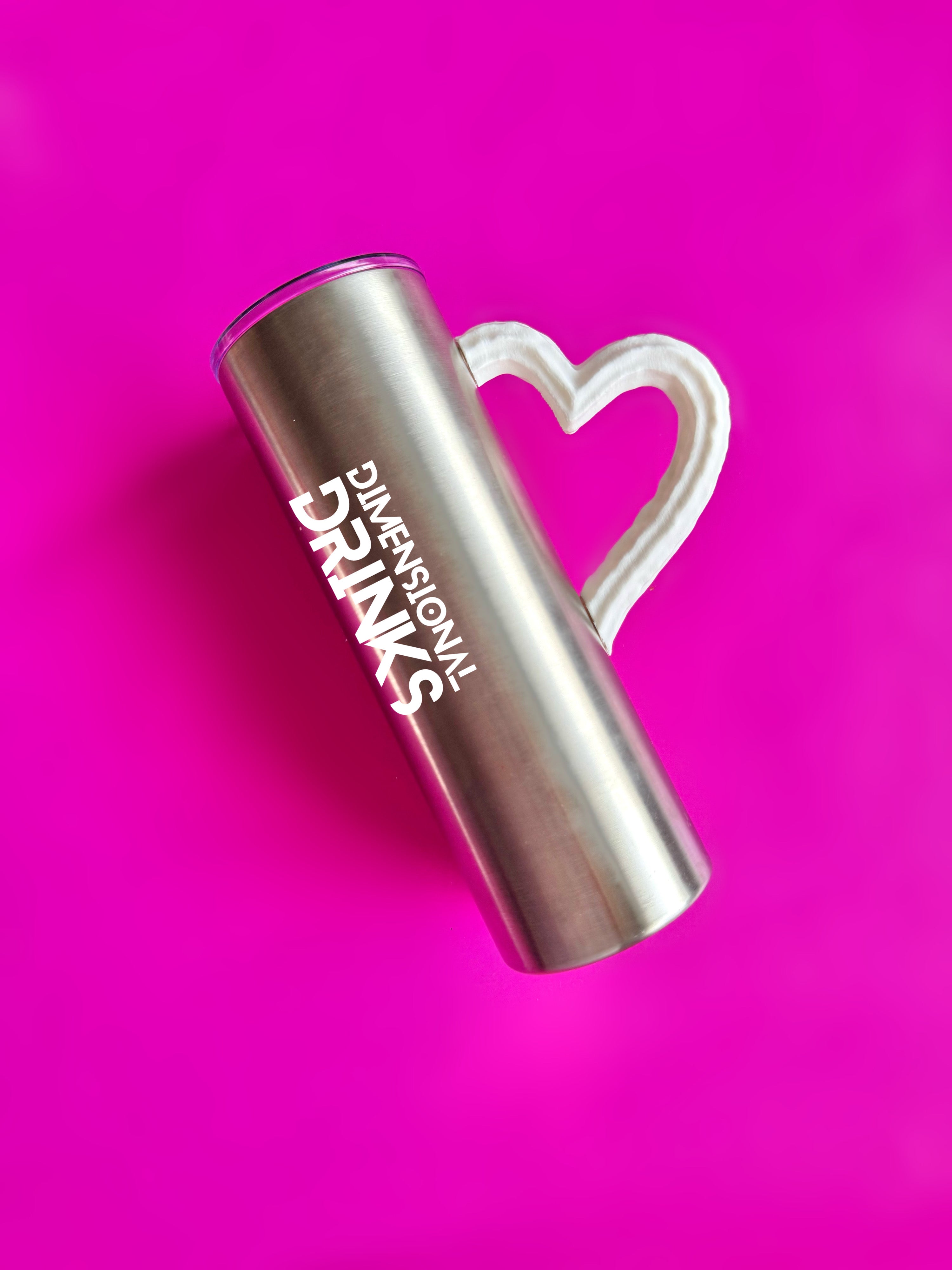 Heart Churro 3D Tumbler Handle