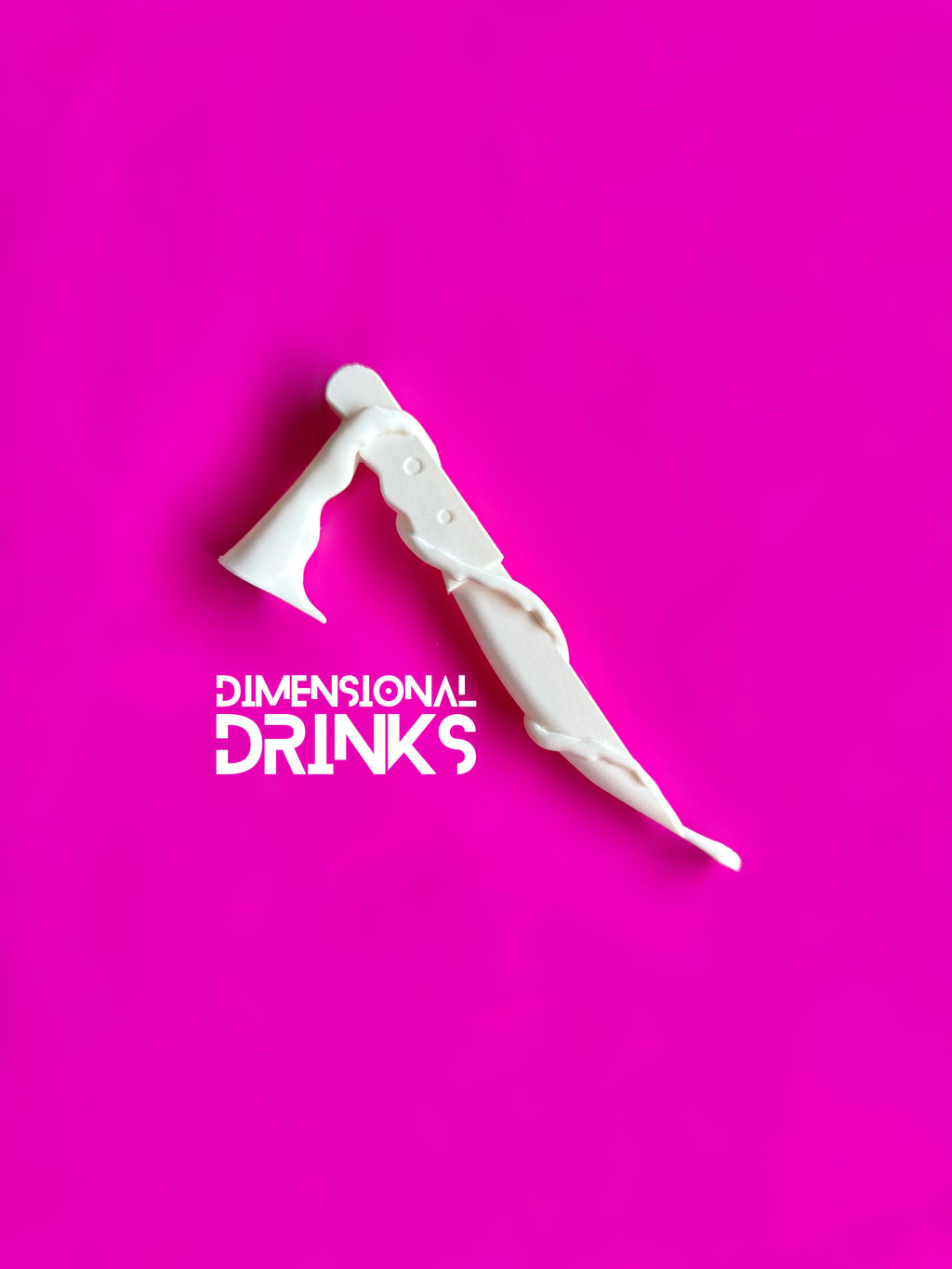 Knife 3D Tumbler Handle