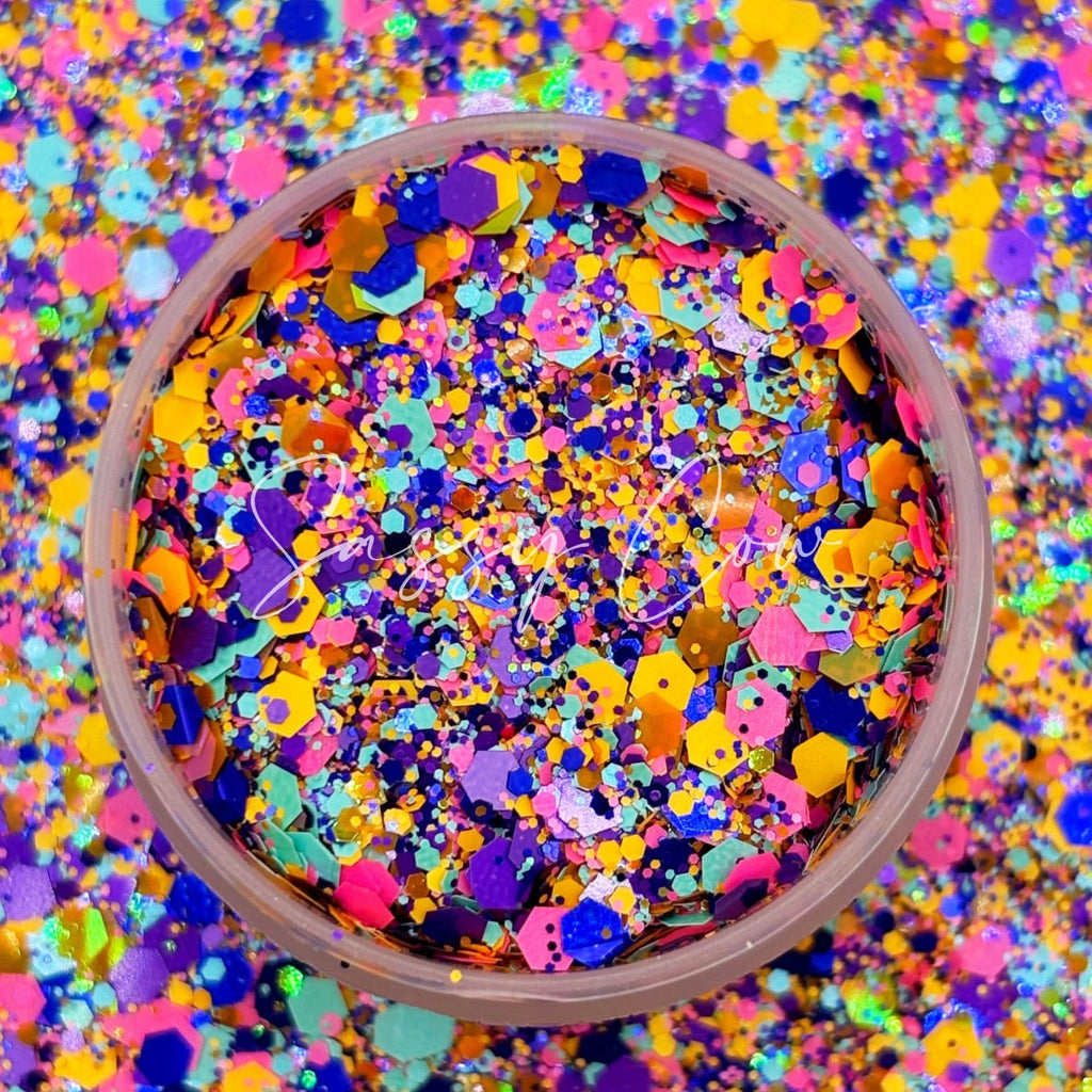 ISLAND QUEEN - Custom Chunky Metallic Mixed Glitter