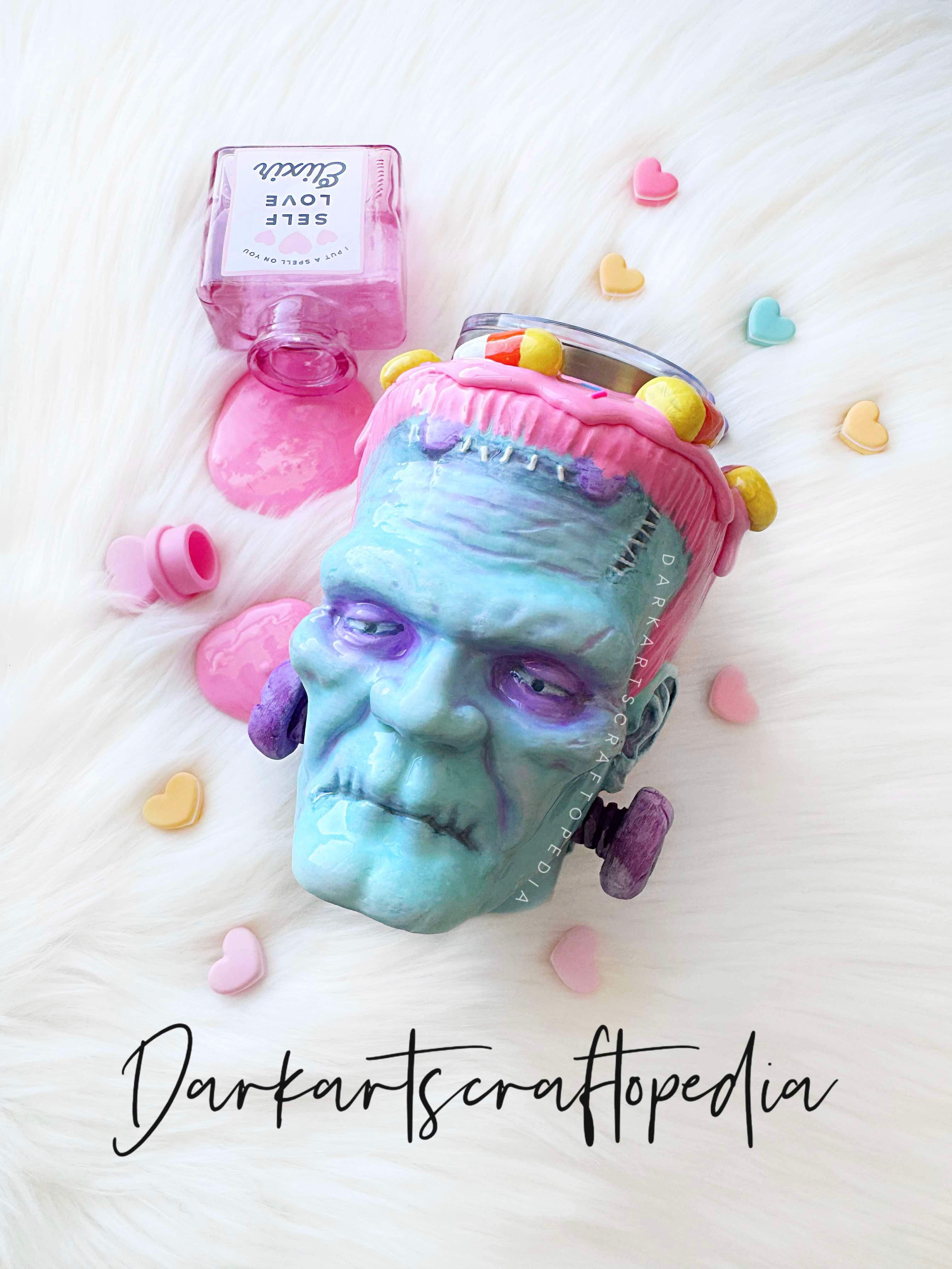Frankenstein 3D Tumbler Sleeve