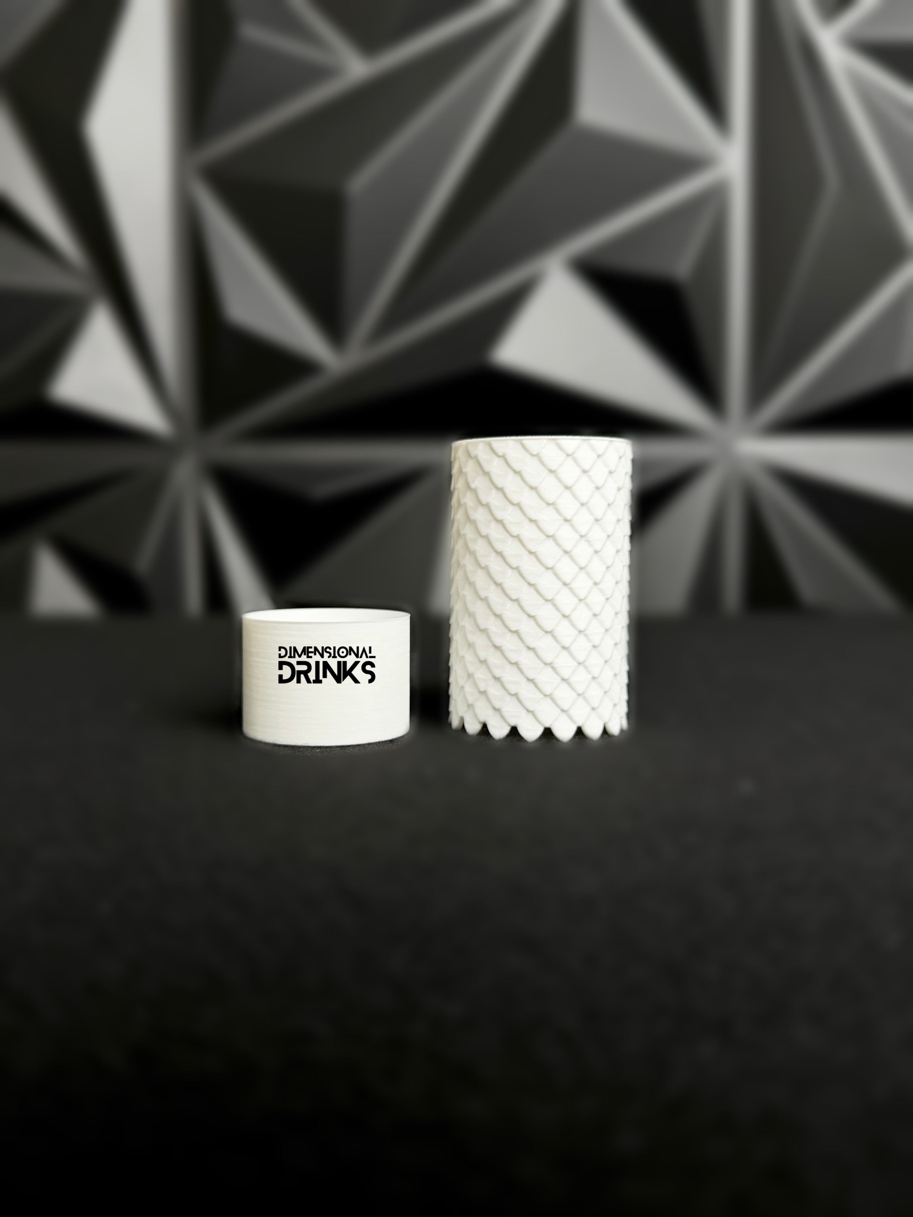 Mini Dragon Scales 3D Tumbler Sleeve