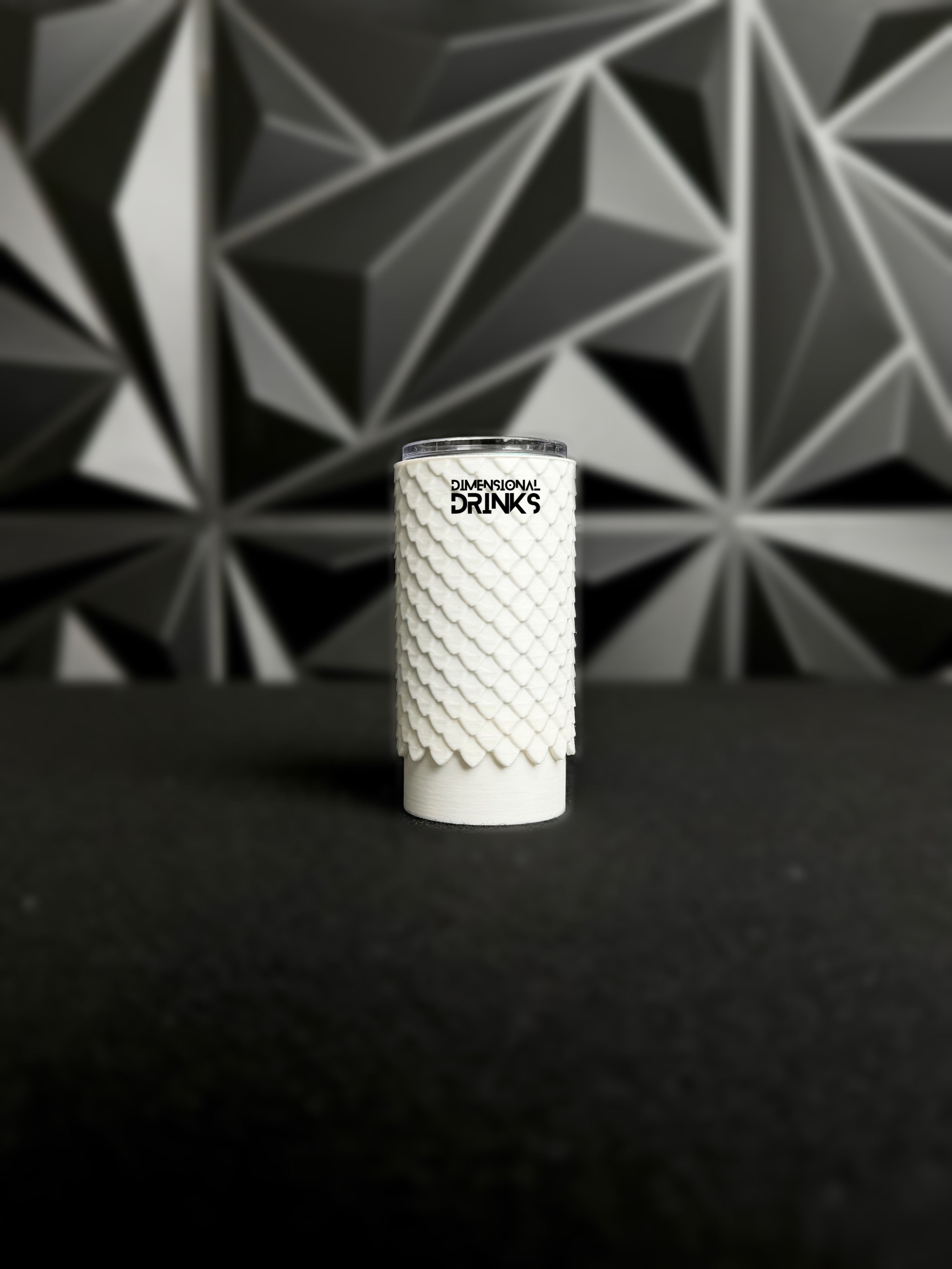 Mini Dragon Scales 3D Tumbler Sleeve