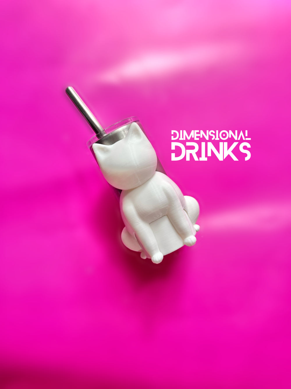 Mini Cat 3D Tumbler Sleeve