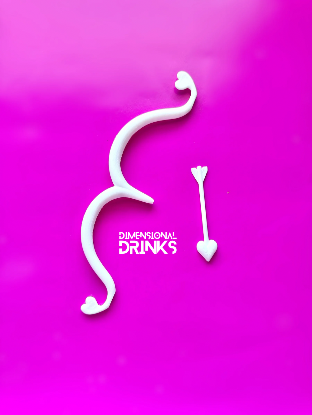 Bow & Heart Arrow Tumbler Handle