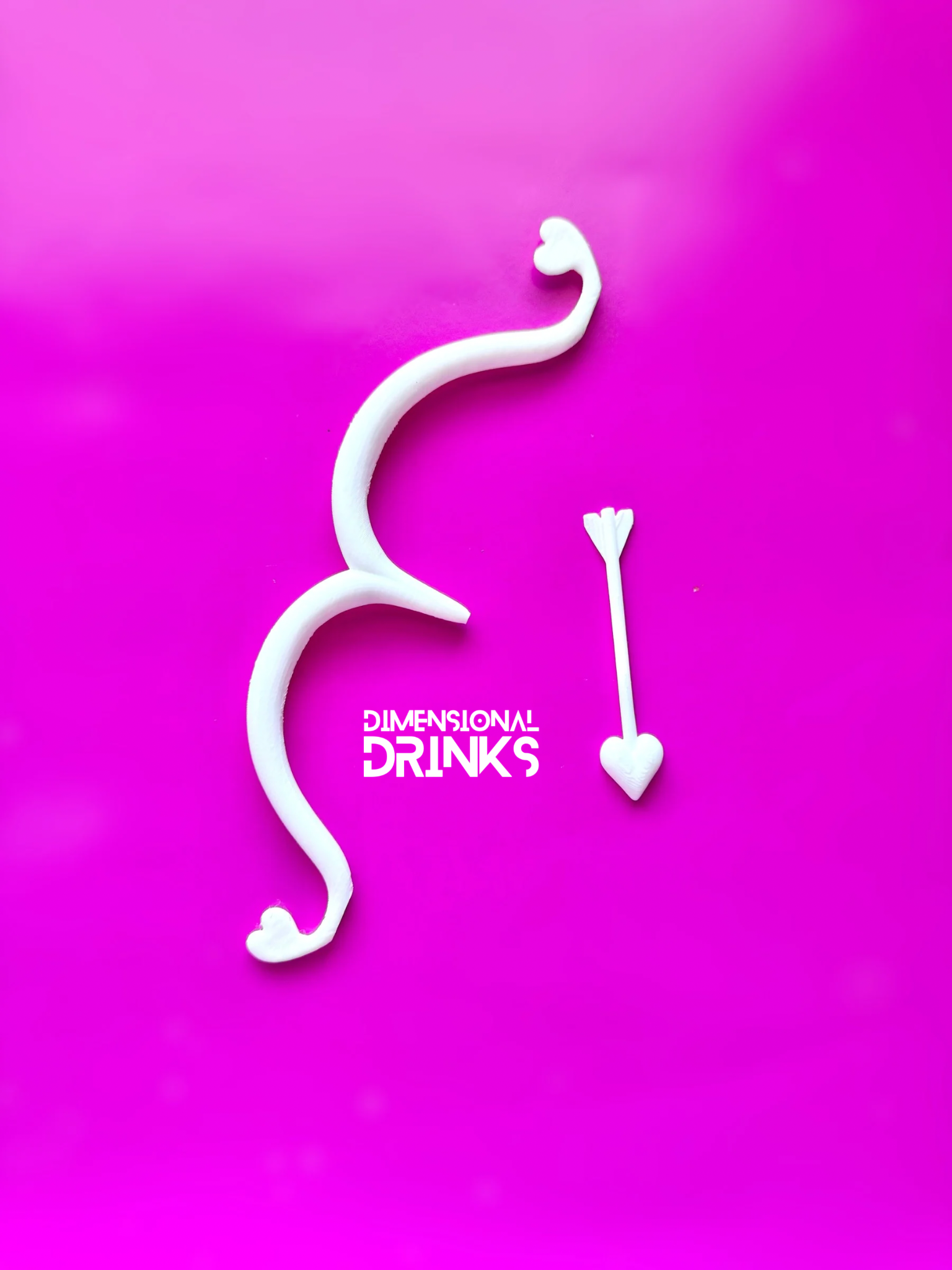 Bow & Heart Arrow Tumbler Handle
