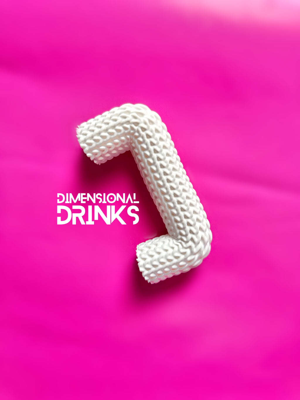 Sweater Knit 3D Tumbler Handle