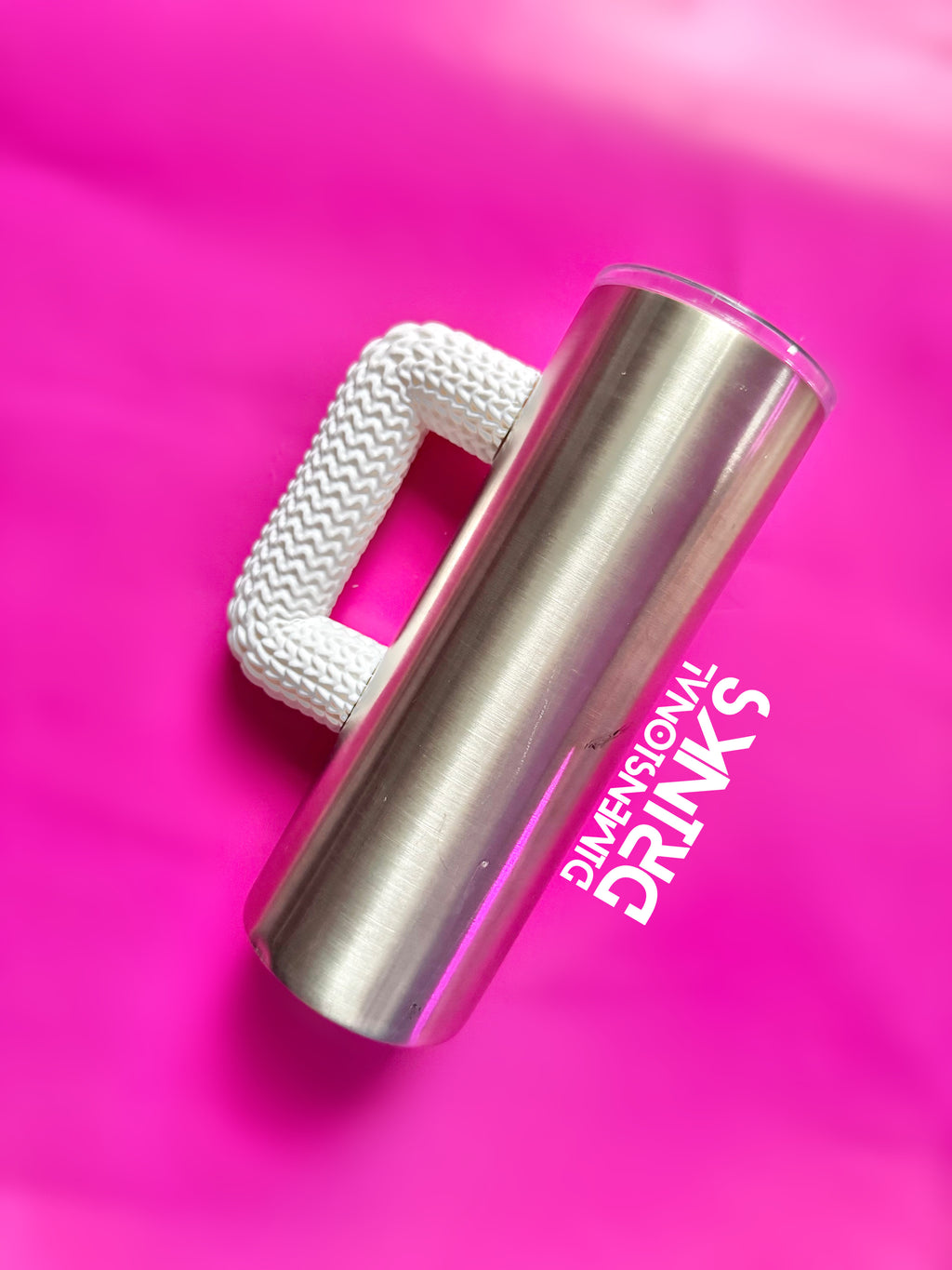Sweater Knit 3D Tumbler Handle