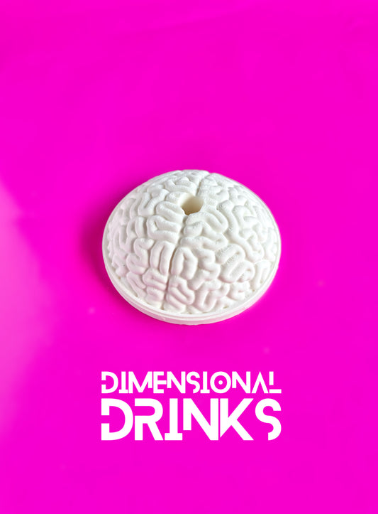 Snowglobe Brain Tumbler Topper