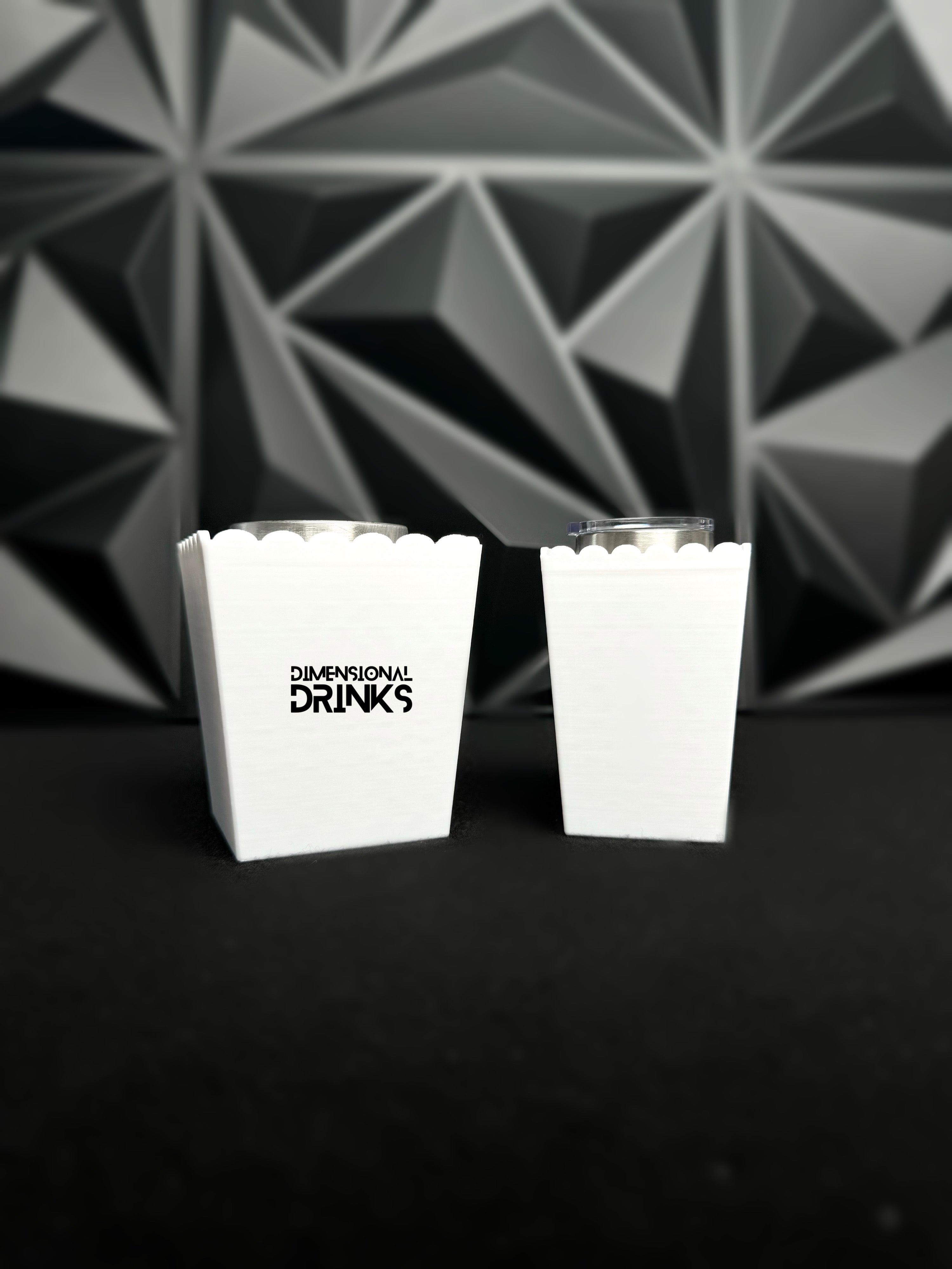 Mini Popcorn Bucket 3D Tumbler Sleeve