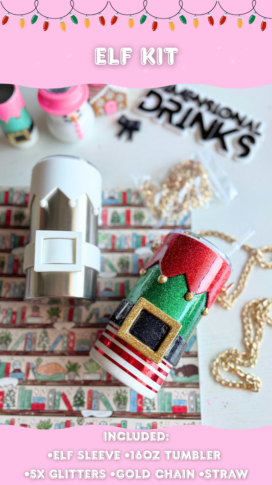 Elf Kit 3D Tumbler Sleeve
