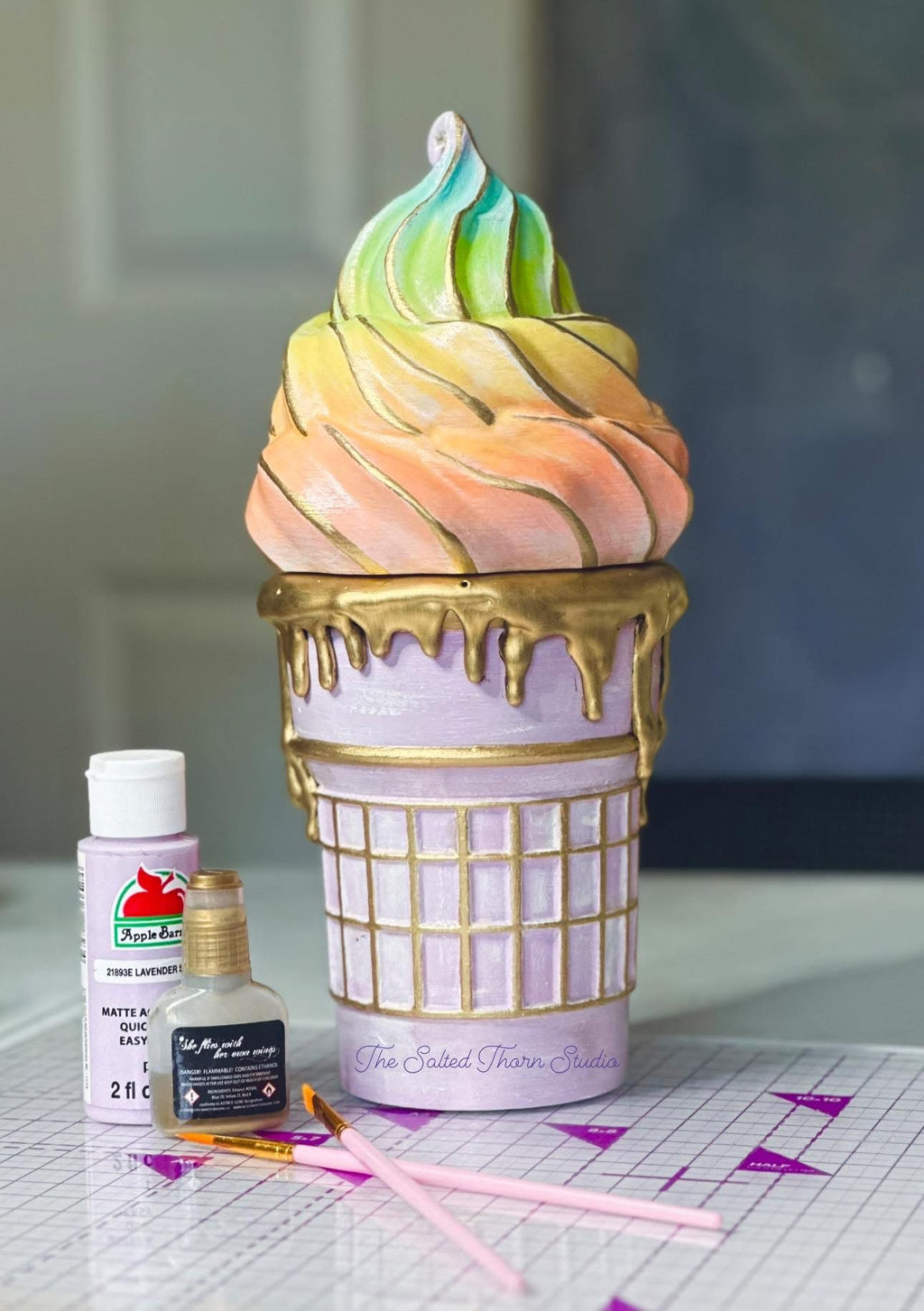 Large Ice Cream Tumbler Topper