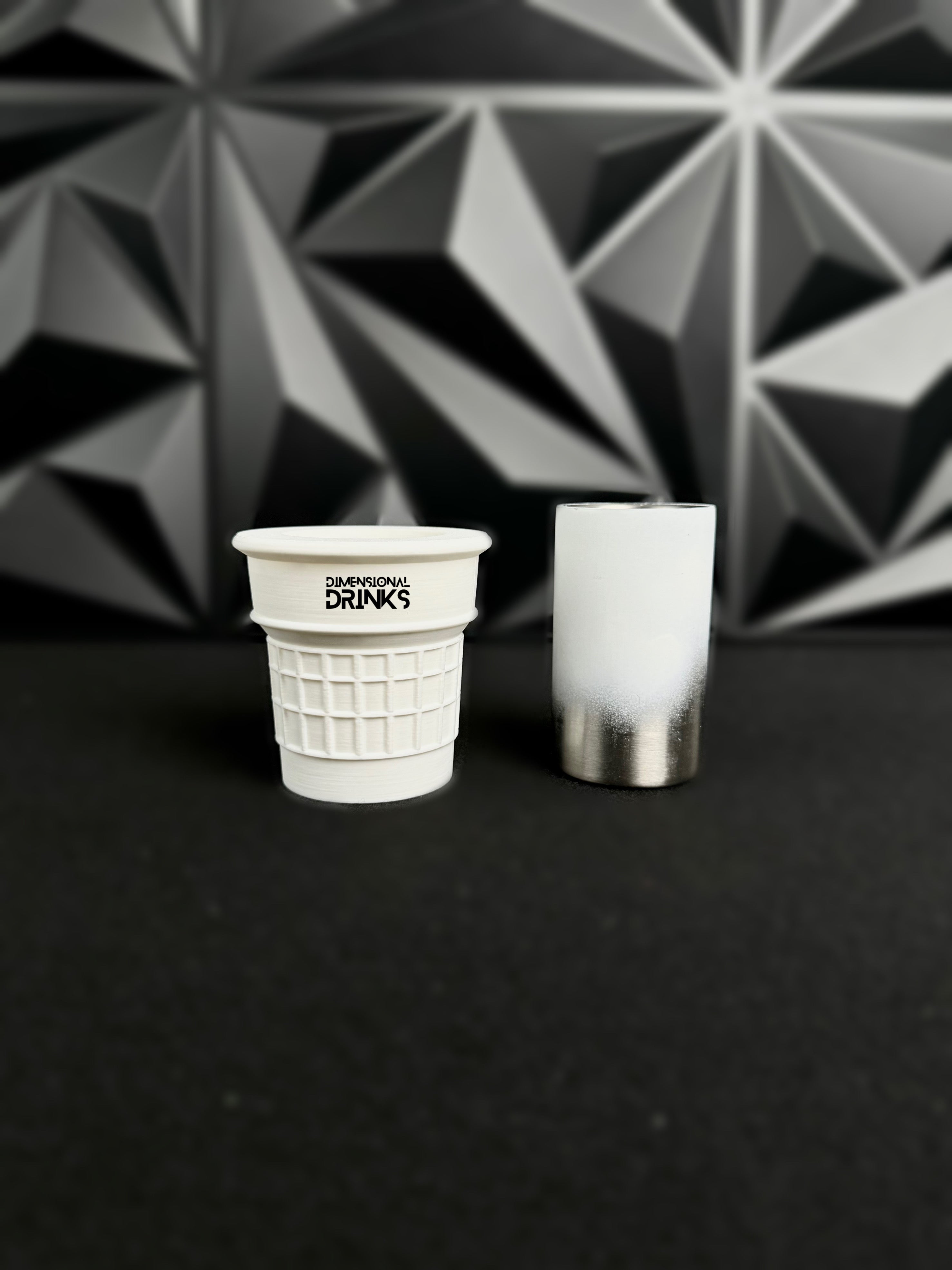 Mini Waffle Cone 3D Tumbler Sleeve
