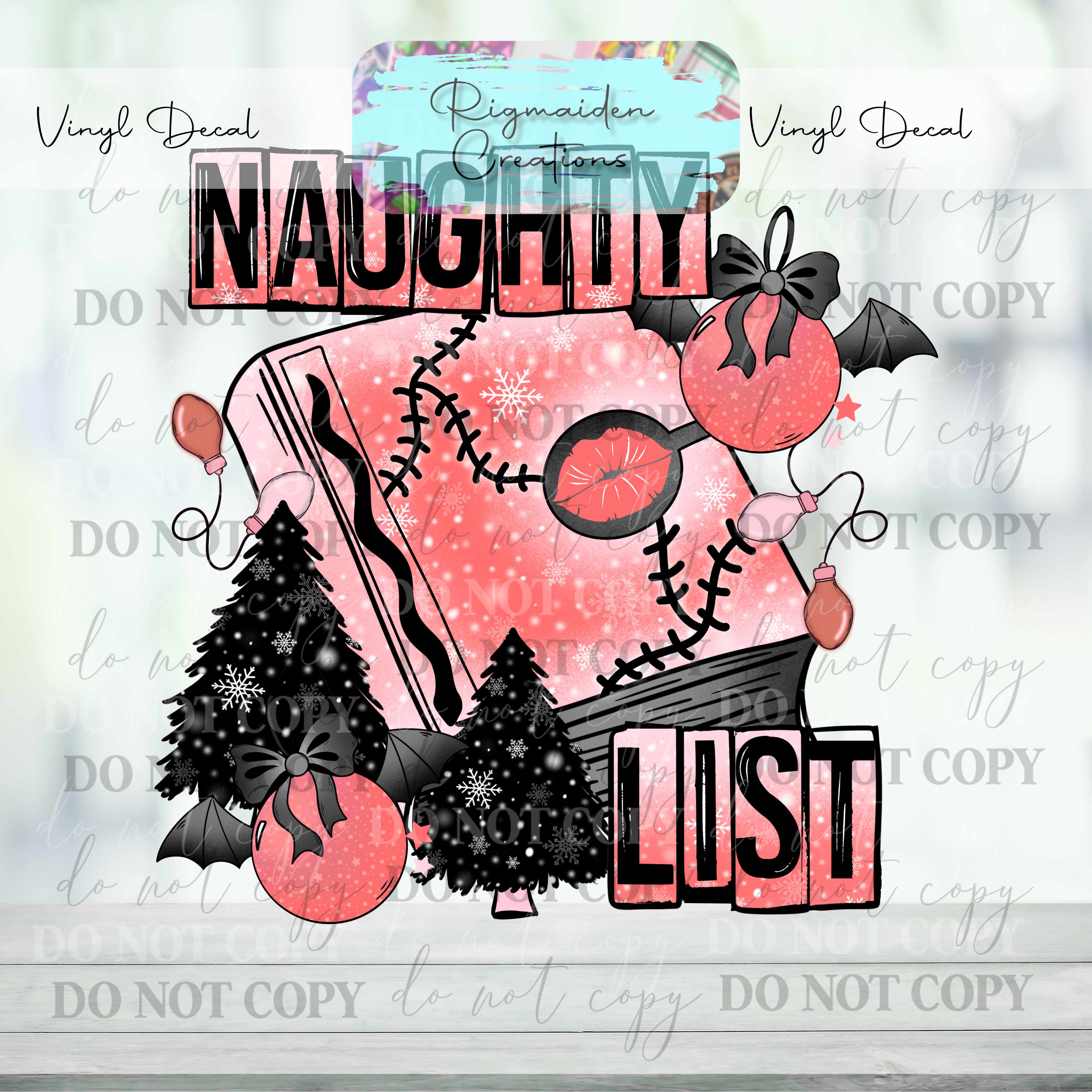 Horror Book Vinyl Decal