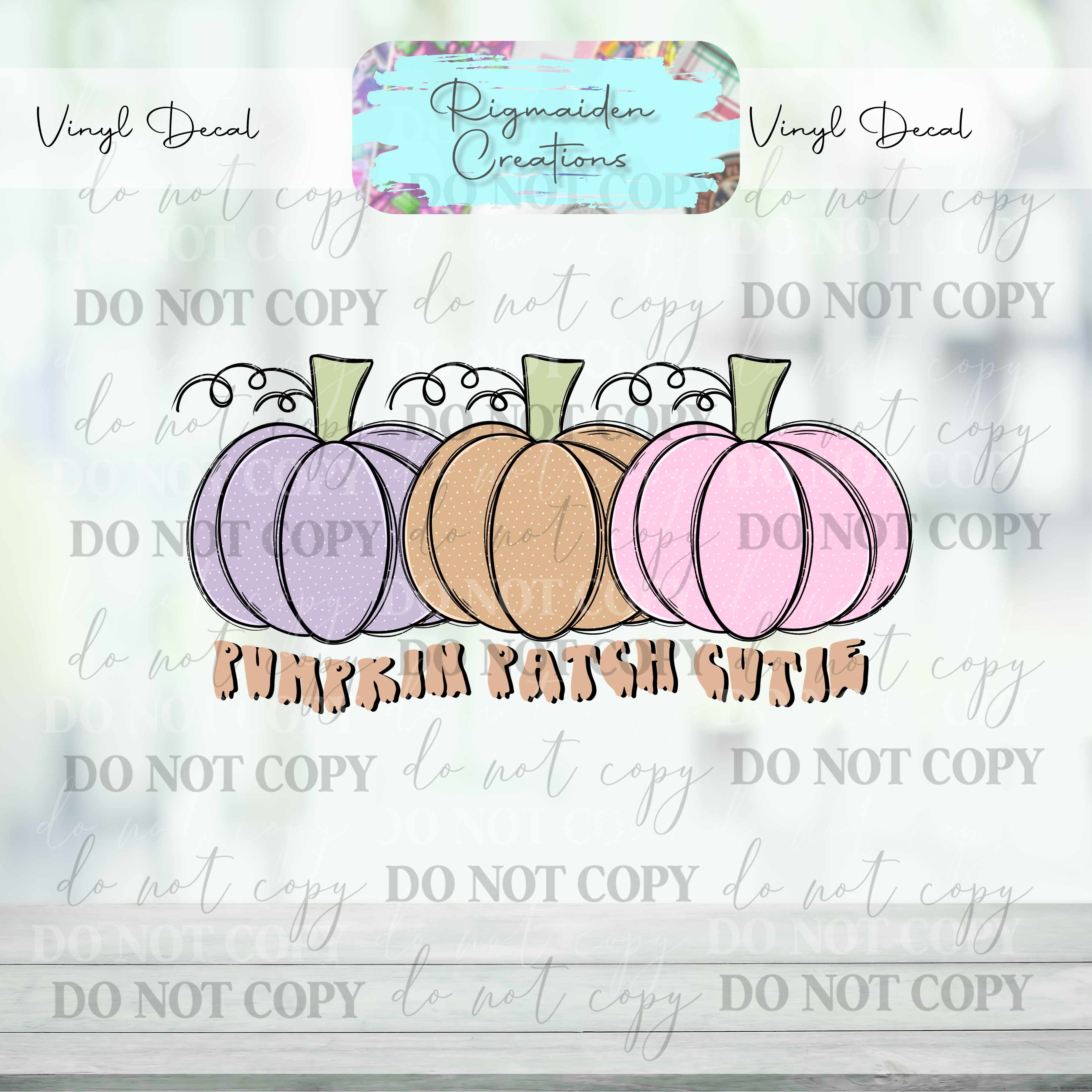 Pumpkin Patch Vinyl Decal