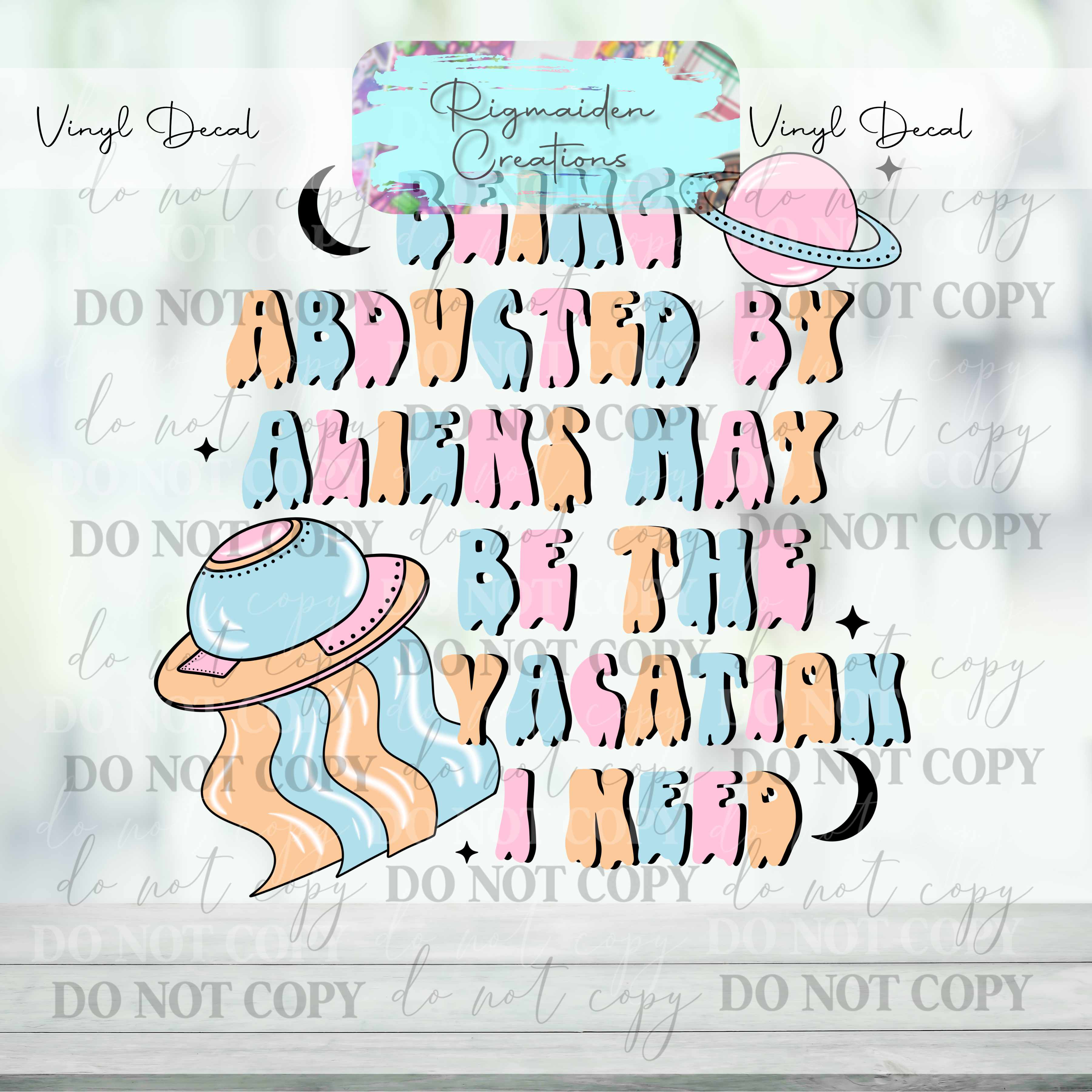 Vacation I Need Vinyl Decal