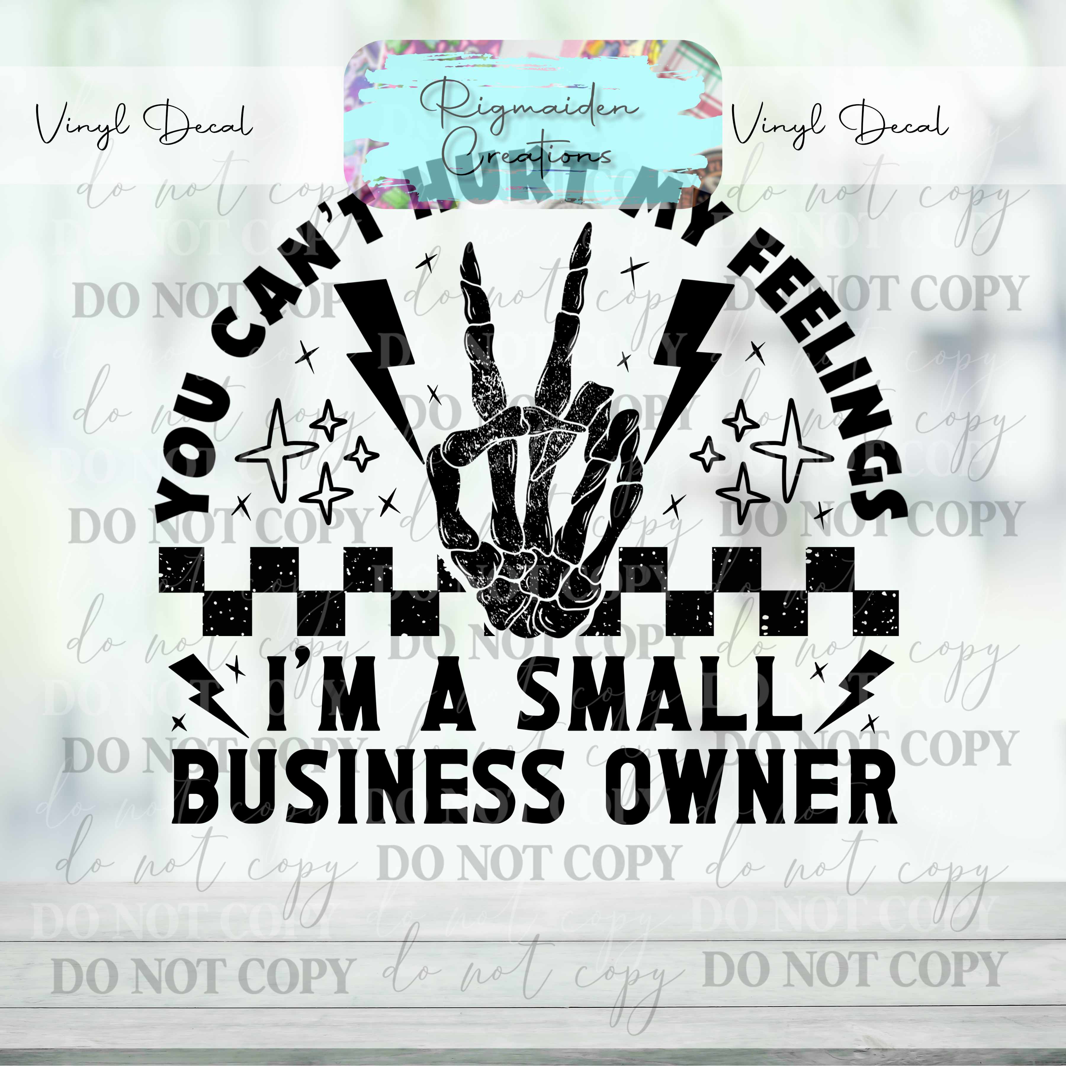 Small Business Owner Vinyl Decal